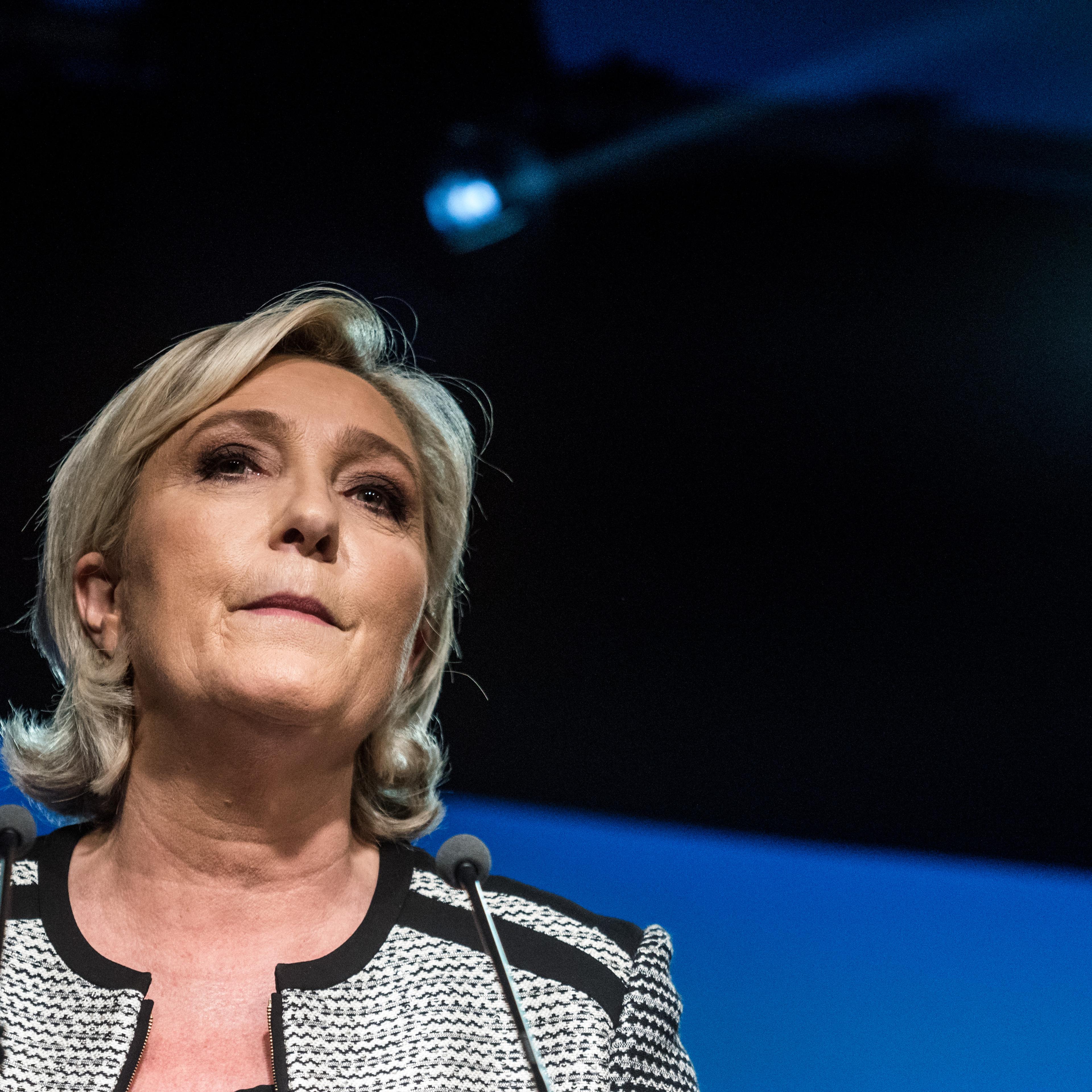 Congress Of Front National - Marine Le Pen In Lyon