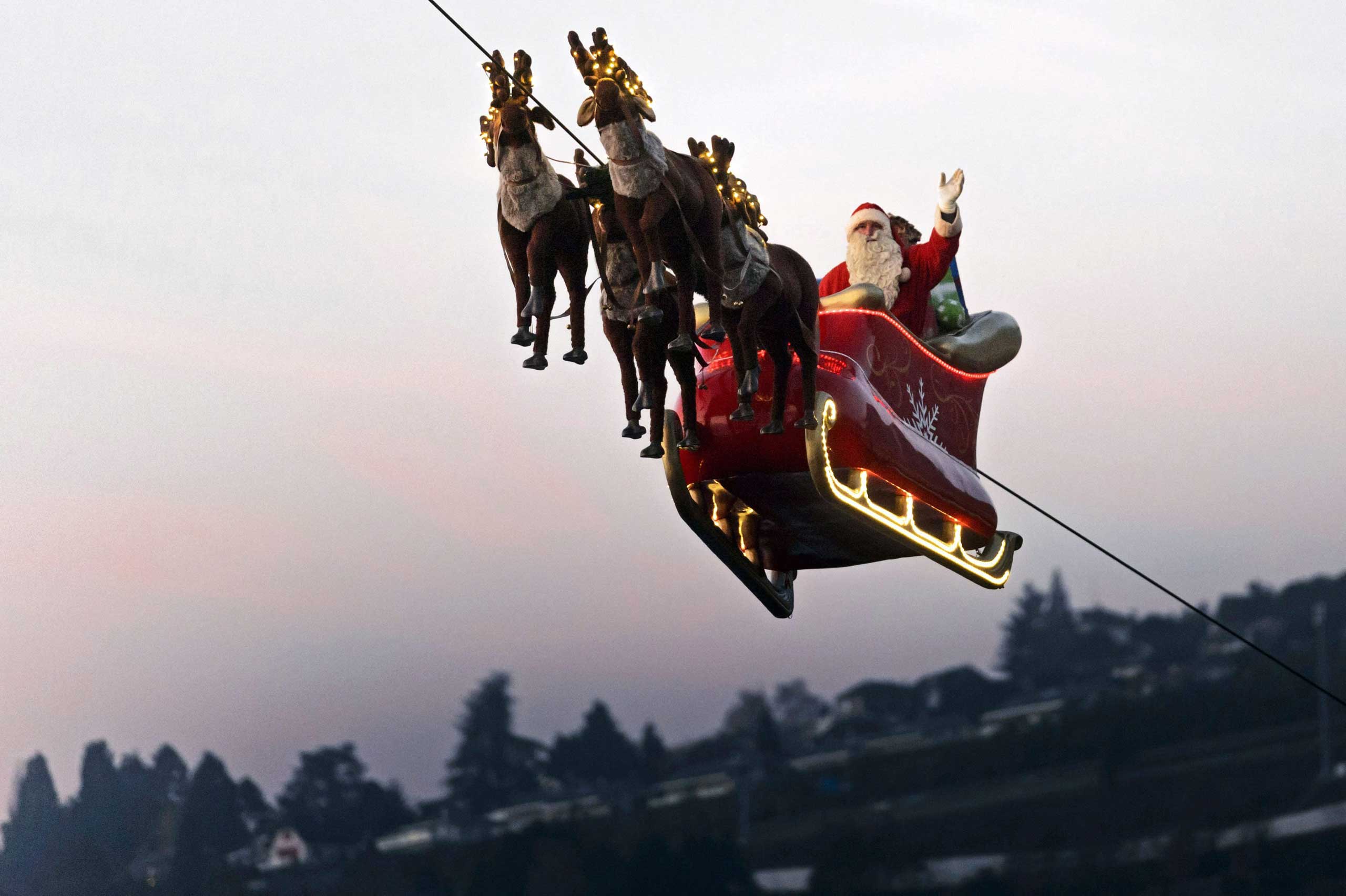 Christmas market in Montreux