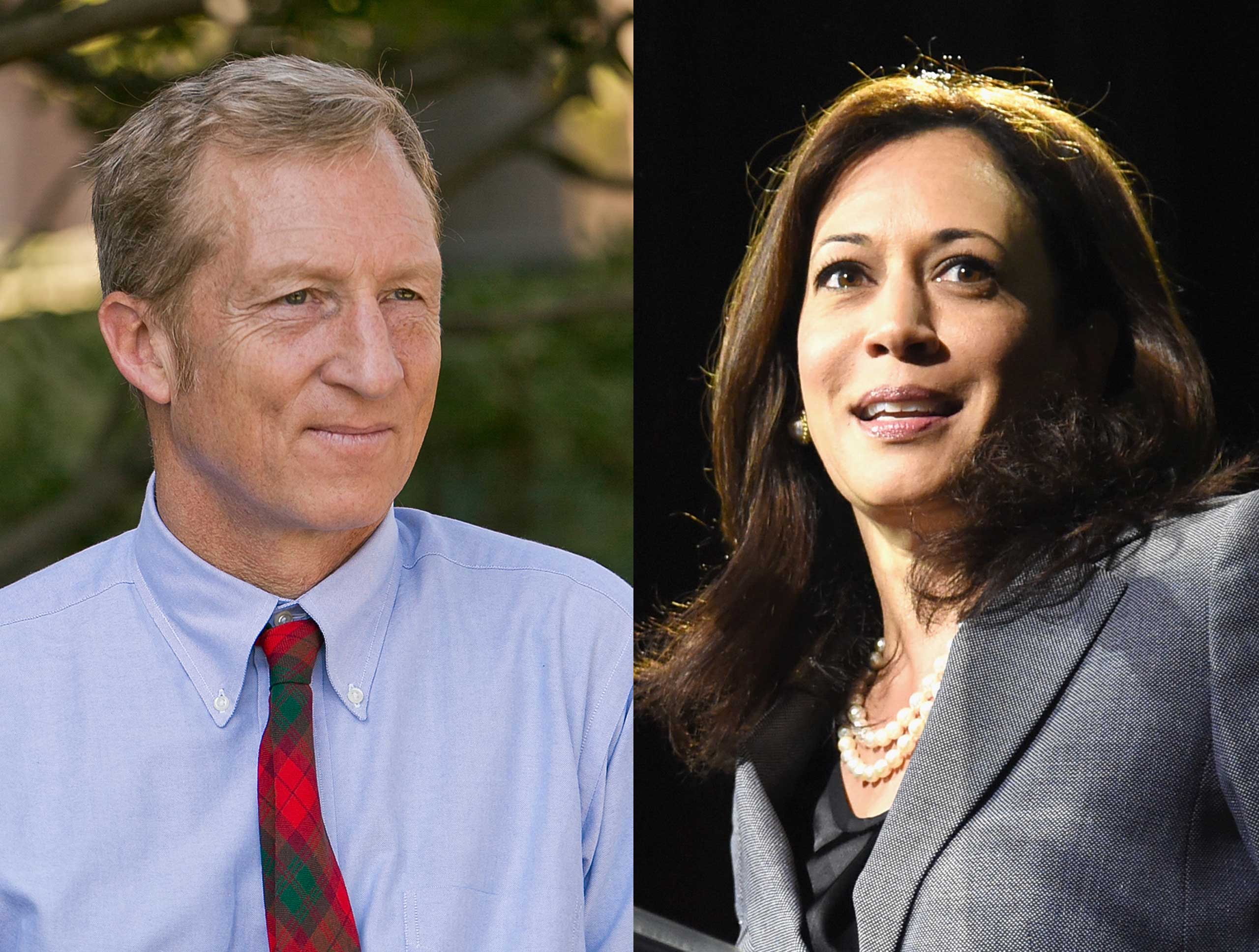 Tom Steyer Kamala Harris