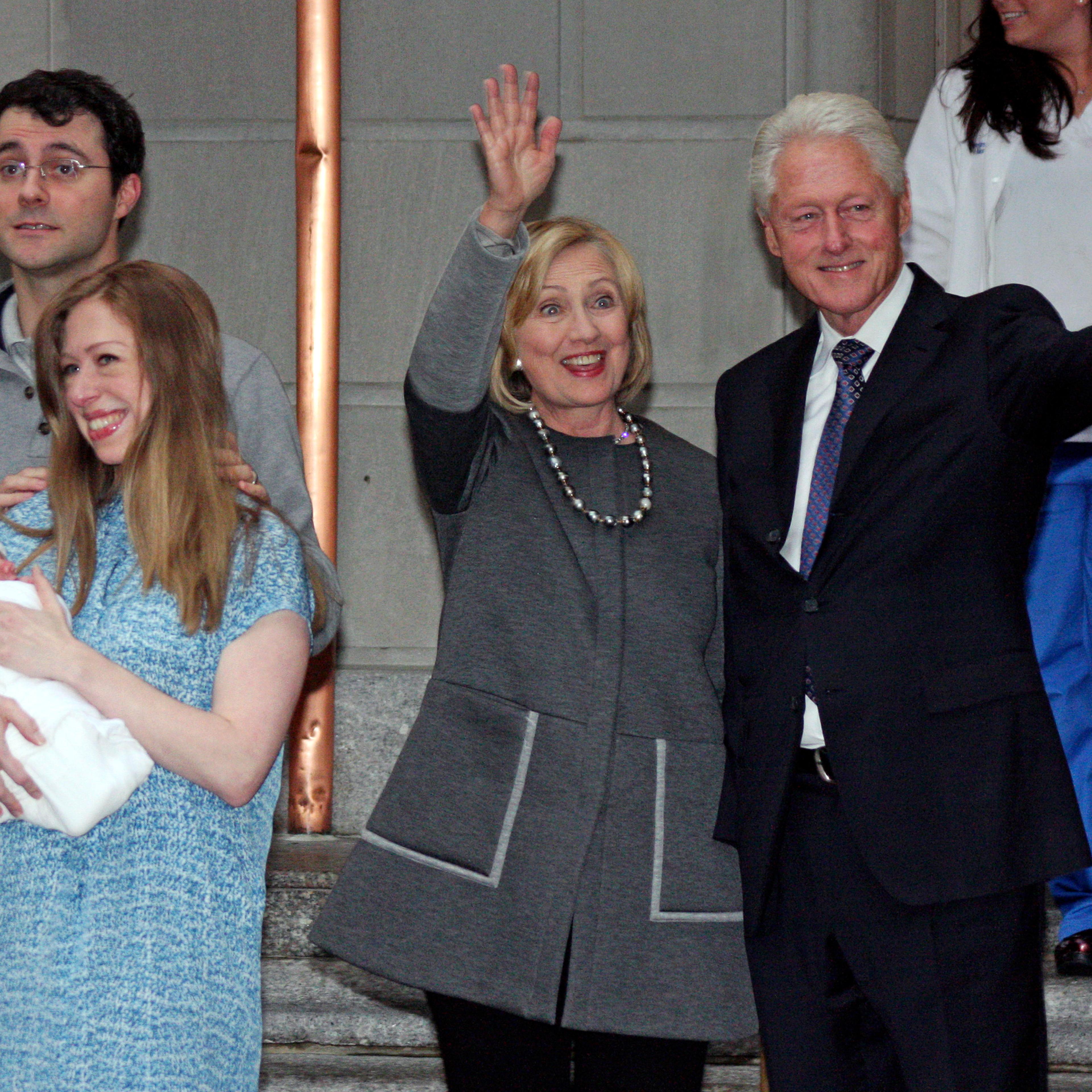 Mark Mezvinsky, Hillary Clinton, Chelsea Clinton, Bill Clinton