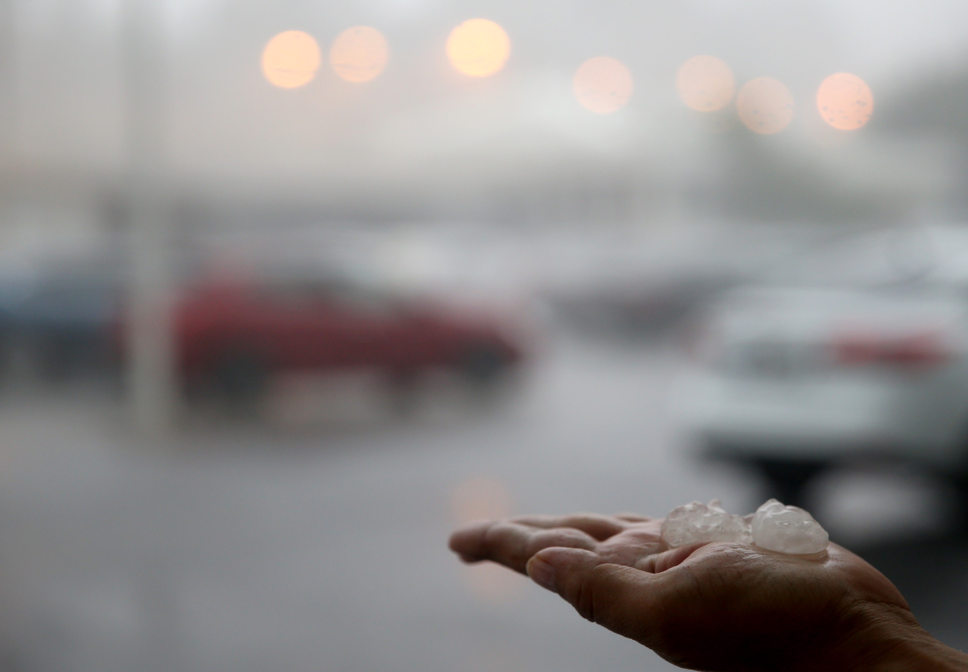 Hailstorm in Turkey's Istanbul