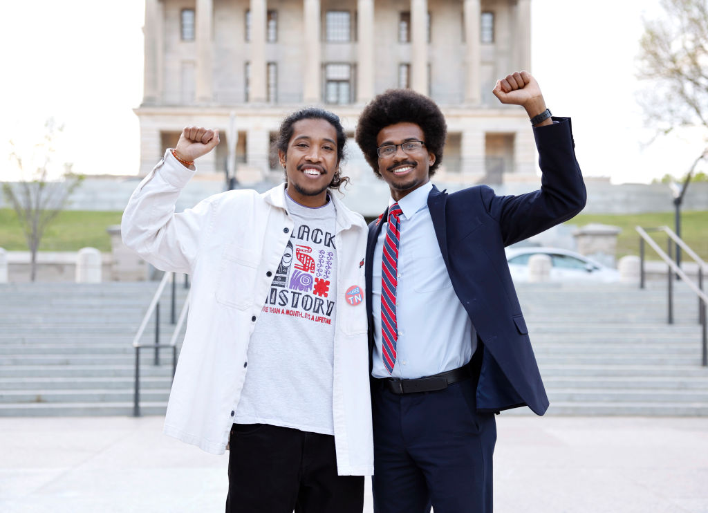 Tennessee State Reps. Justin Jones and Justin Pearson