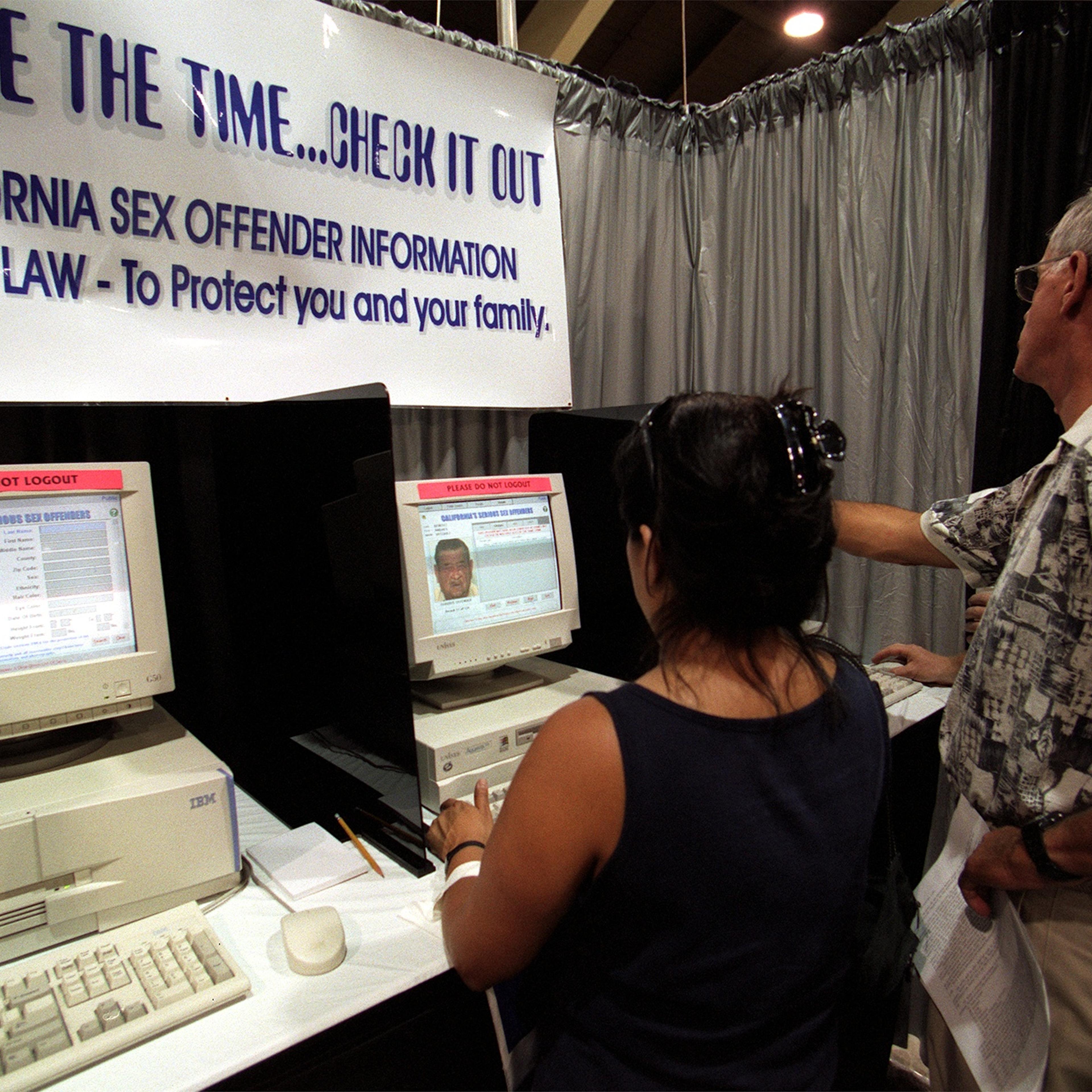 The Los Angeles County Fair starts today in Pomona. Pic shows a booth set for fairgoers to check on