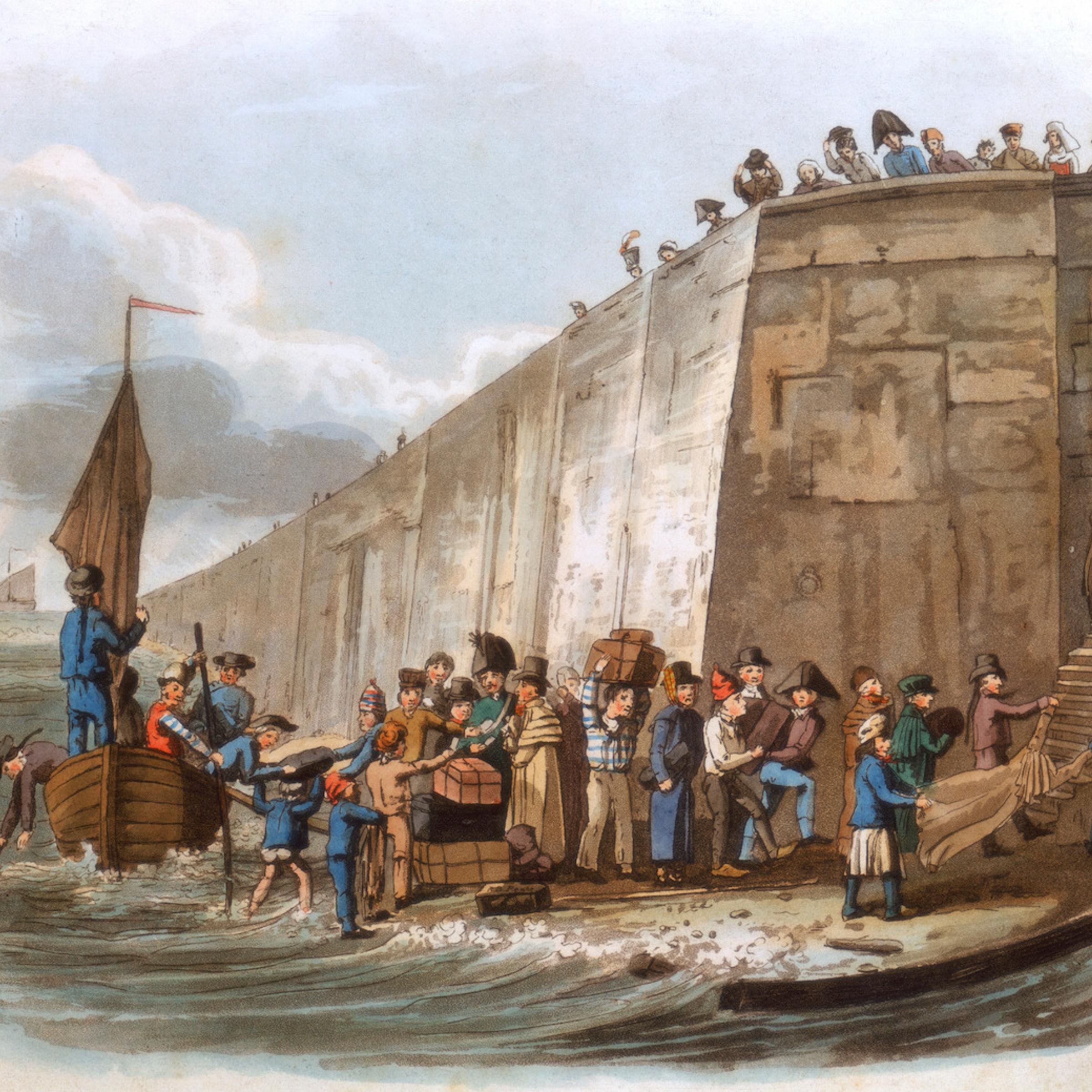'Arrival at Calais', 1816.