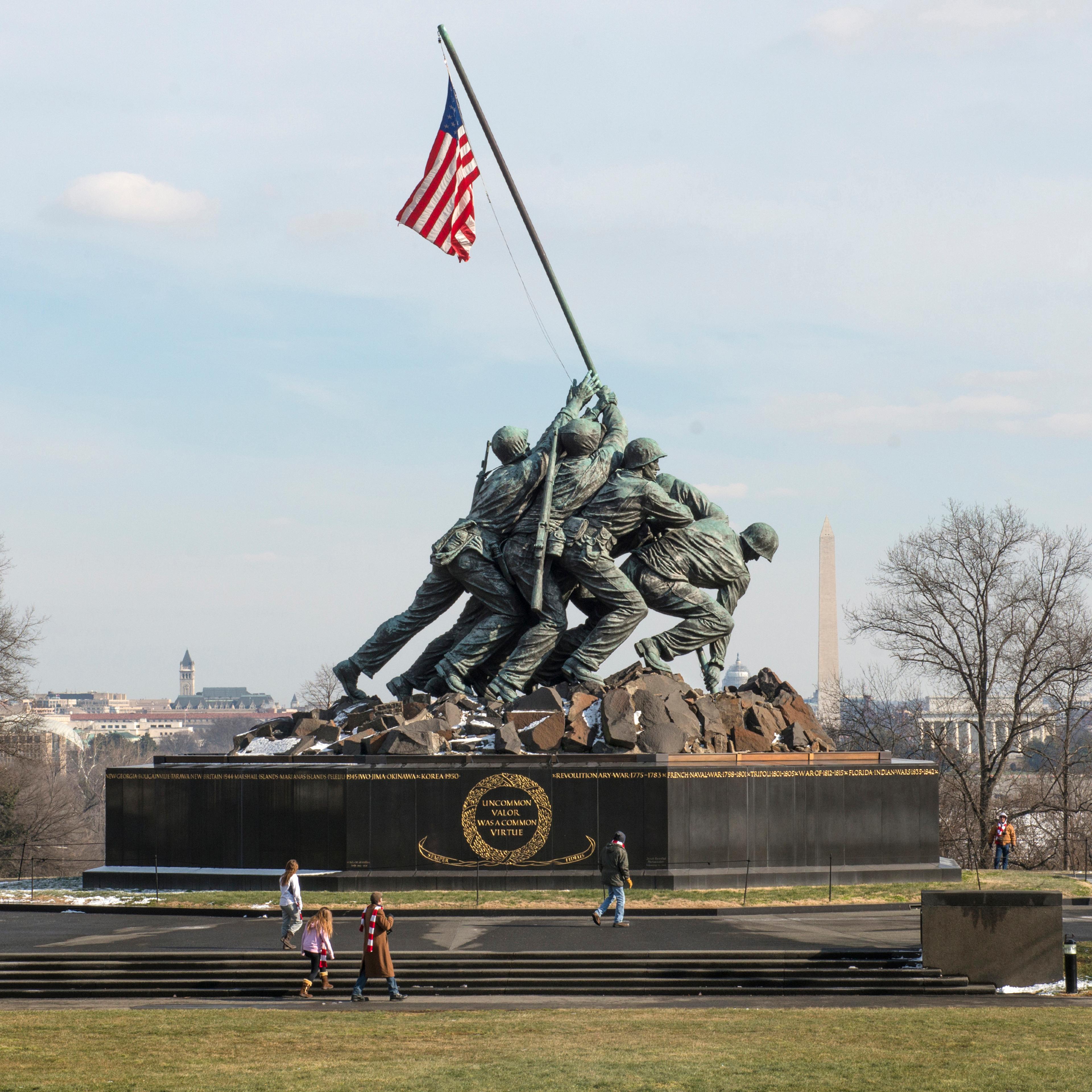 iwo jima memorial photo