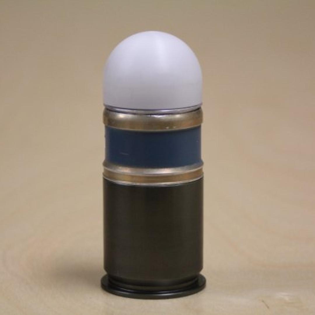 Sensors crammed into the tip of the grenade trigger the round's detonation once it passes over a wall or other obstacle.