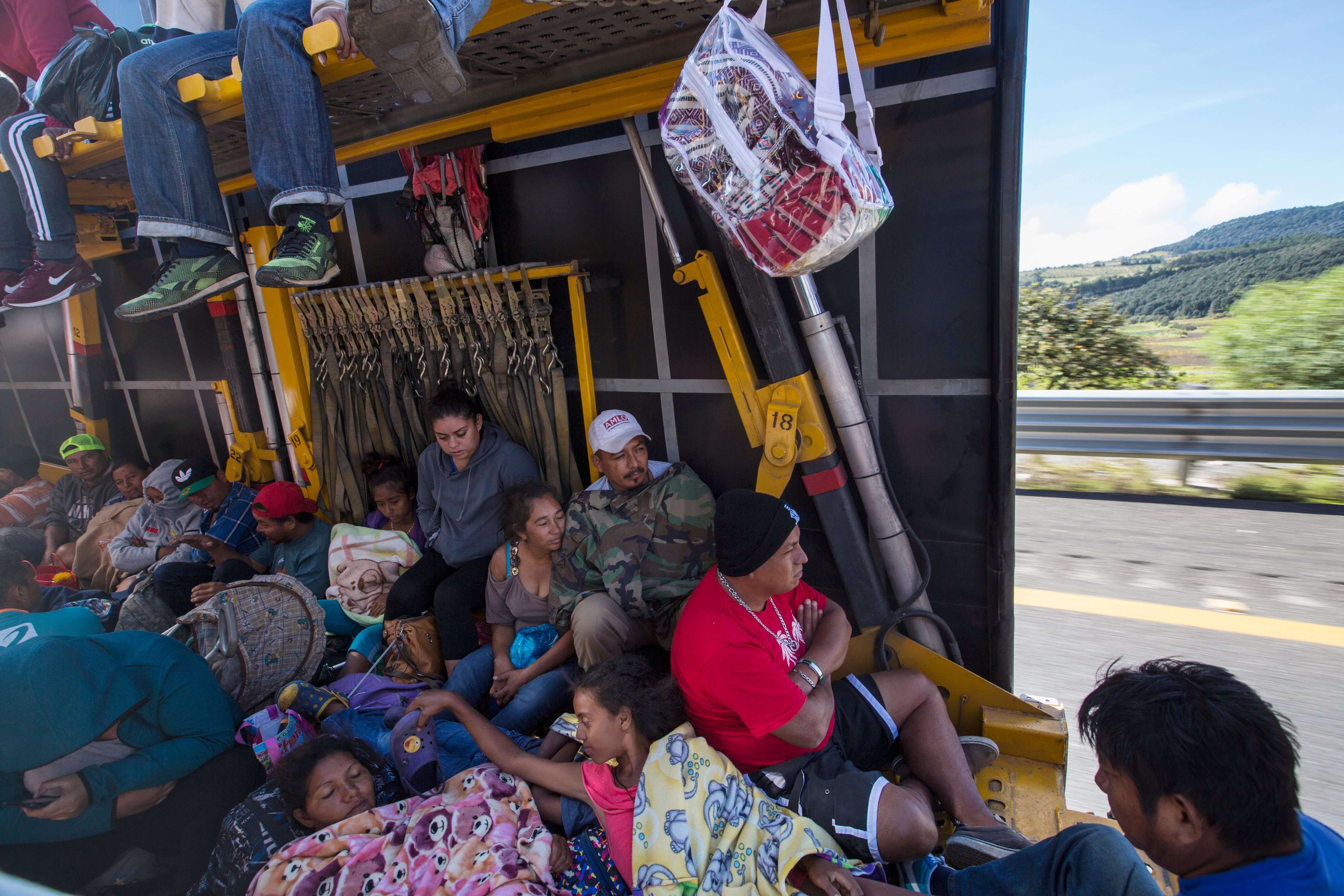 Central America Migrant Caravan, Cordoba, Mexico - 05 Nov 2018