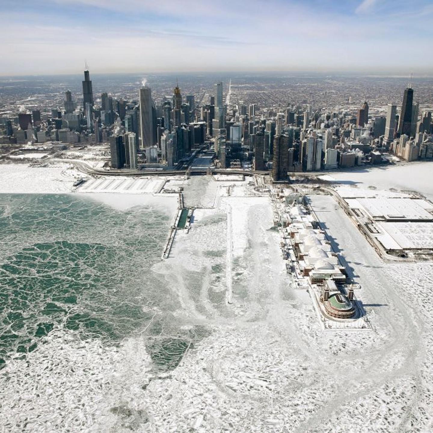 Polar Vortex Brings Extreme Cold Temperatures To Chicago