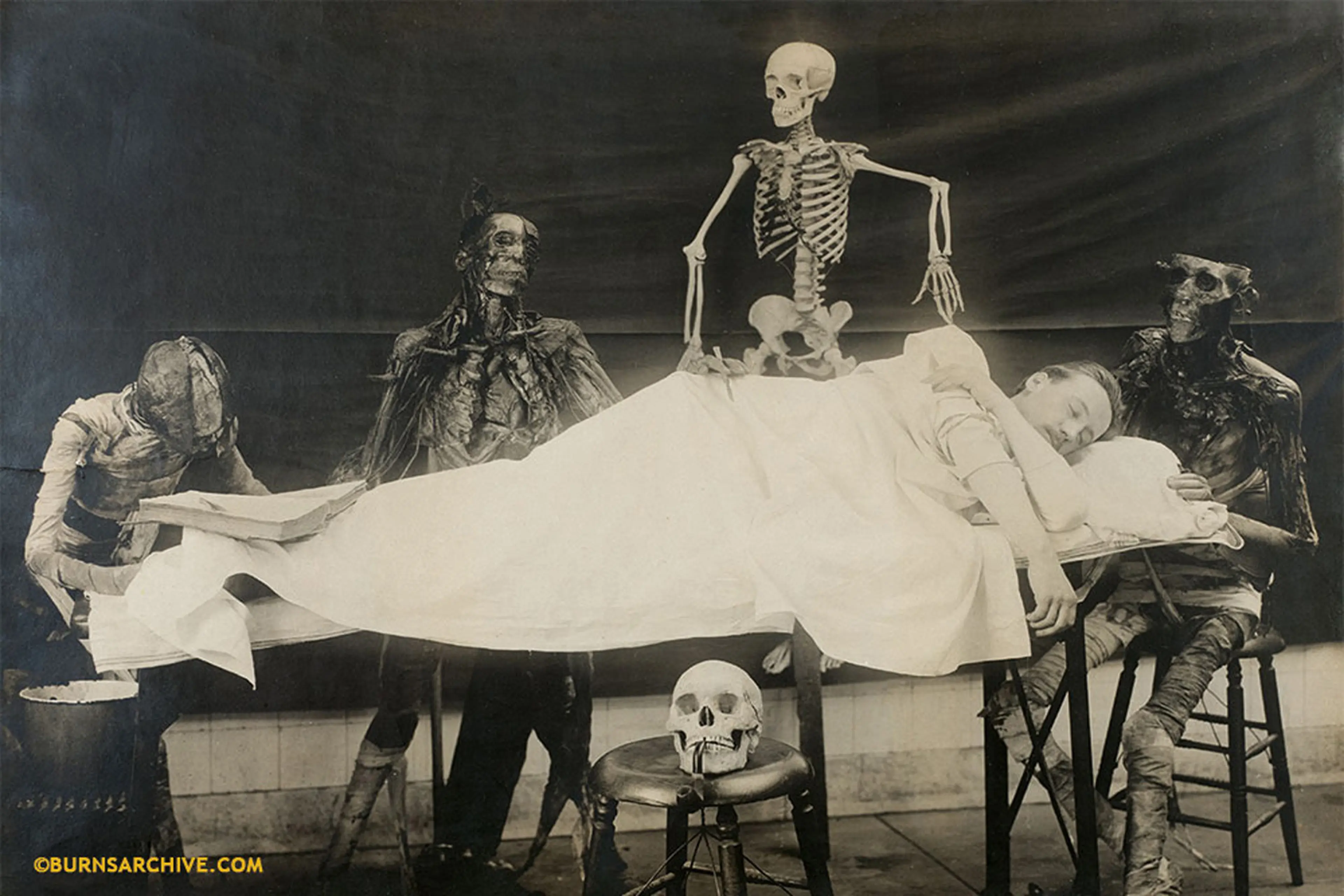“A Student’s Dream” Illusion of Dissection Anxiety 1906
