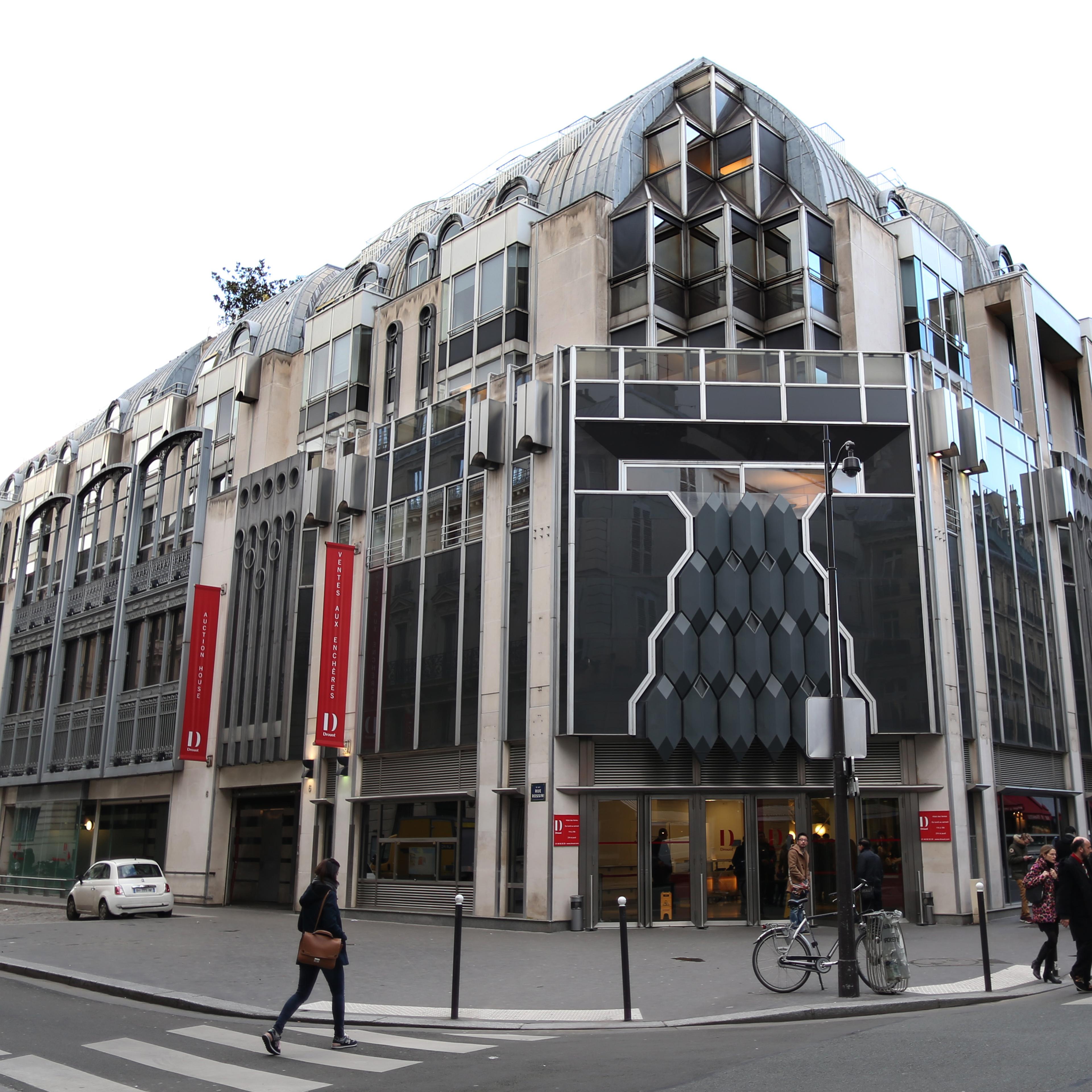 General view of the Drouot auction house in Paris
