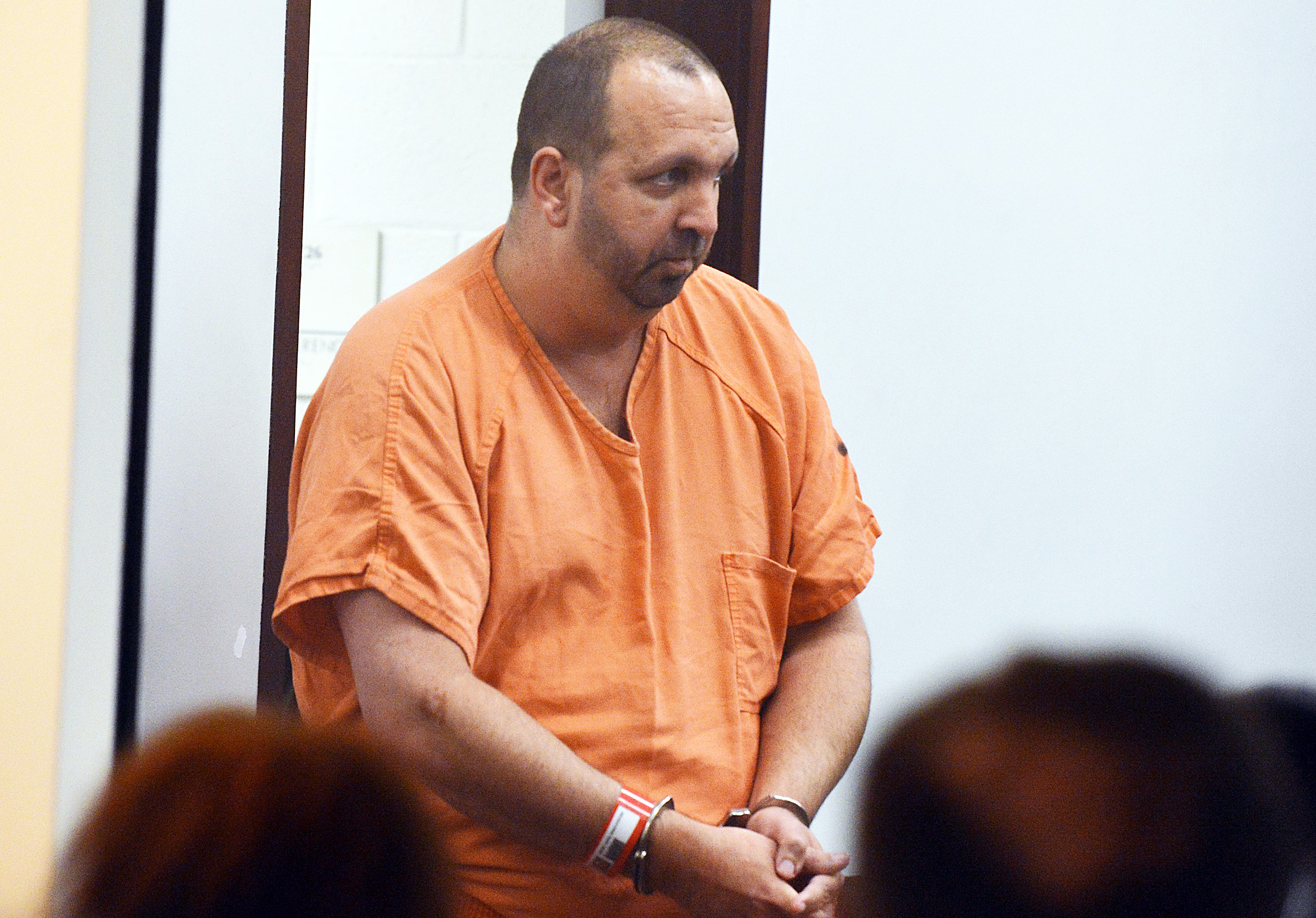 Craig Stephen Hicks, is seen in court in Chapel Hill on Feb. 11 2015