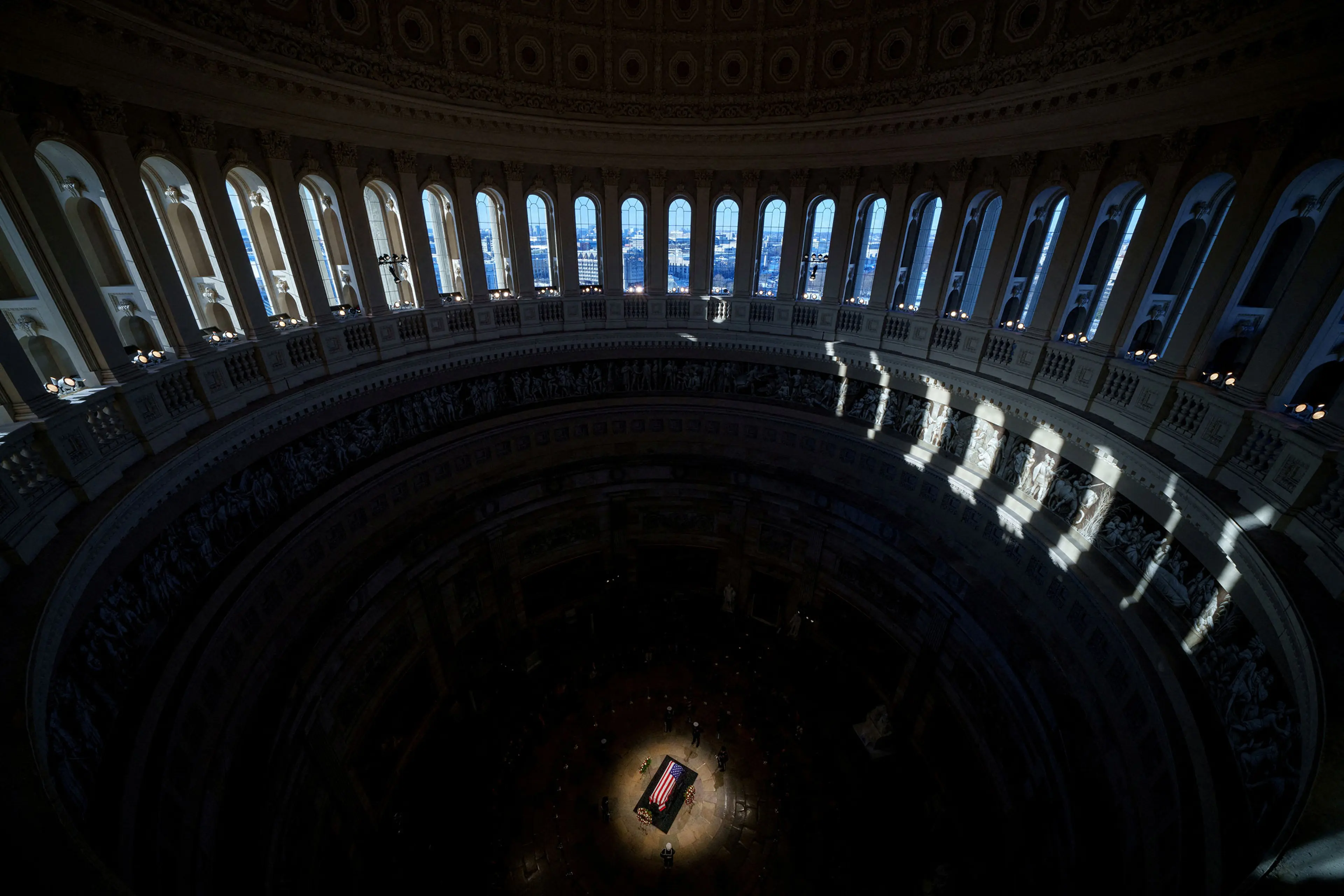 Former President Jimmy Carter's lies in state, in Washington