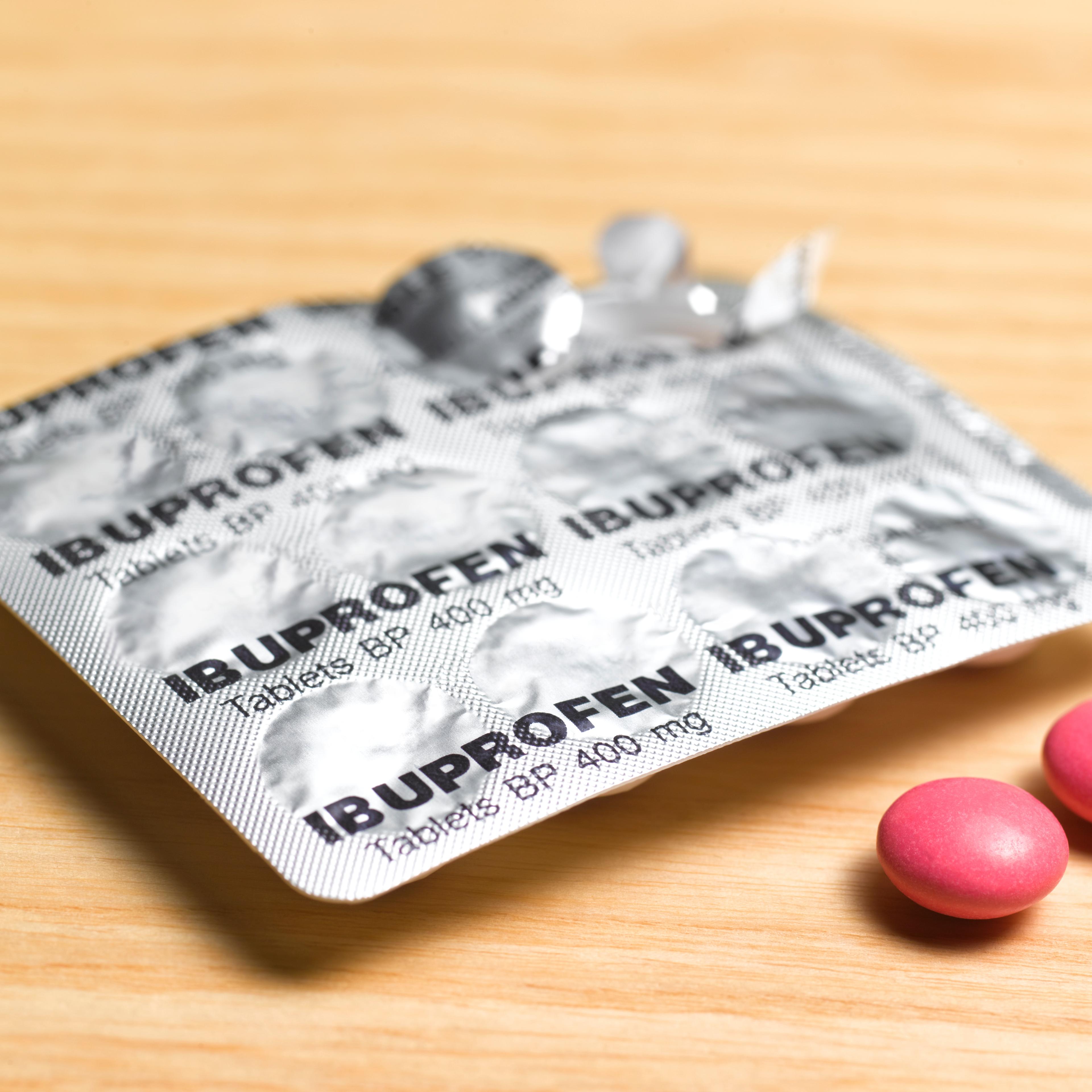 Ibuprofen pain relief tablets