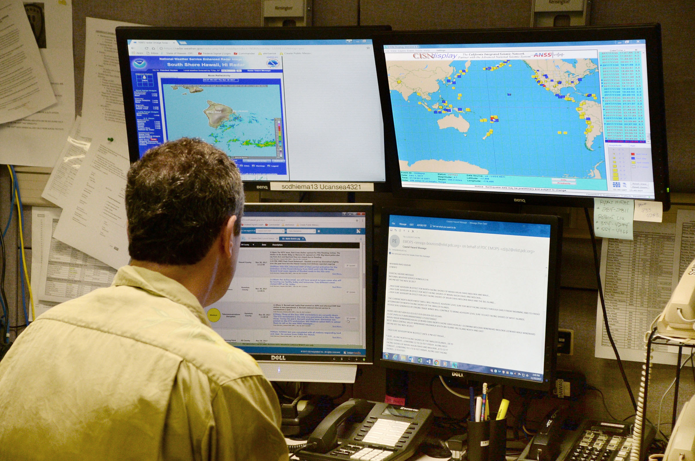 Missile alert system in Hawaii
