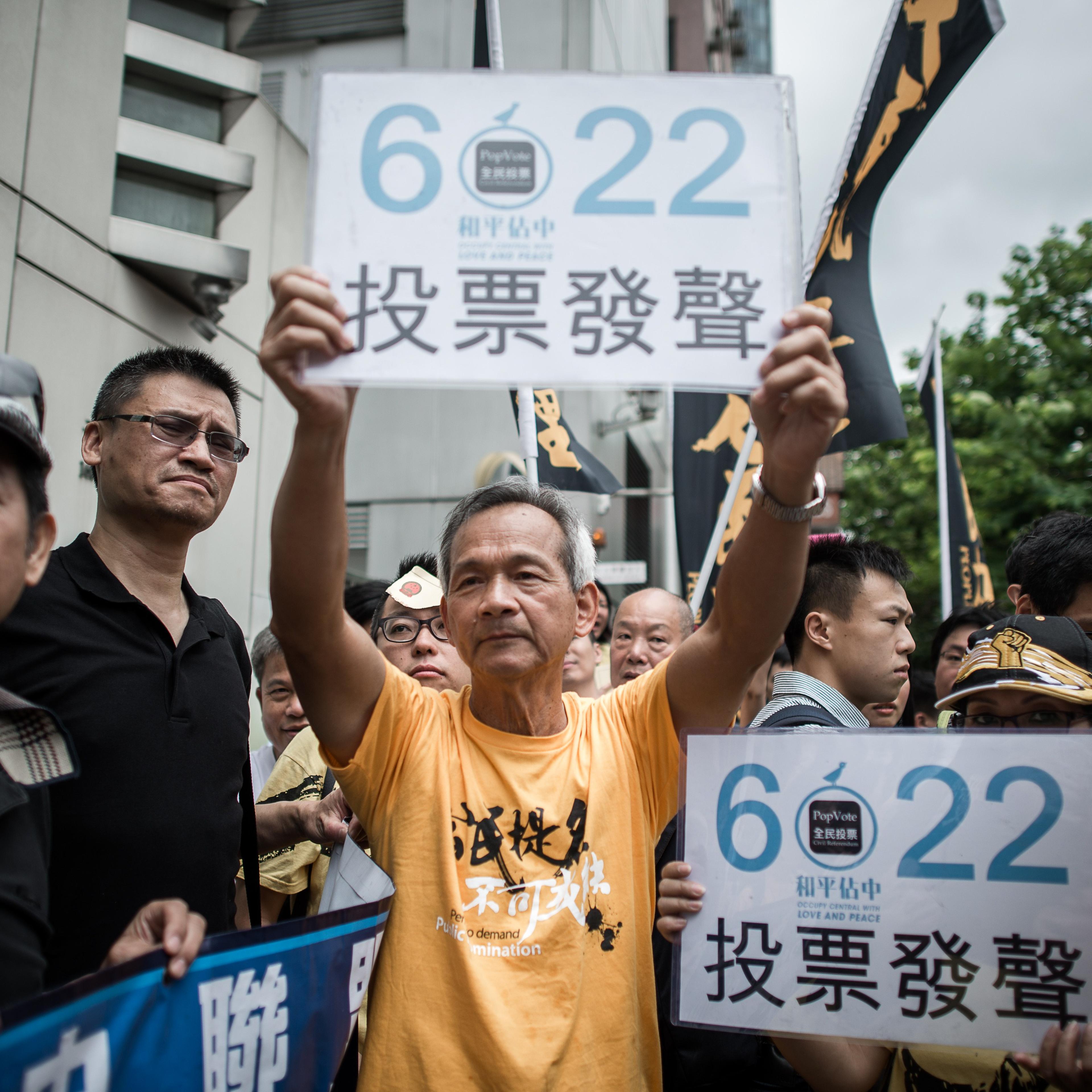 HONG KONG-CHINA-POLITICS-DEMOCRACY