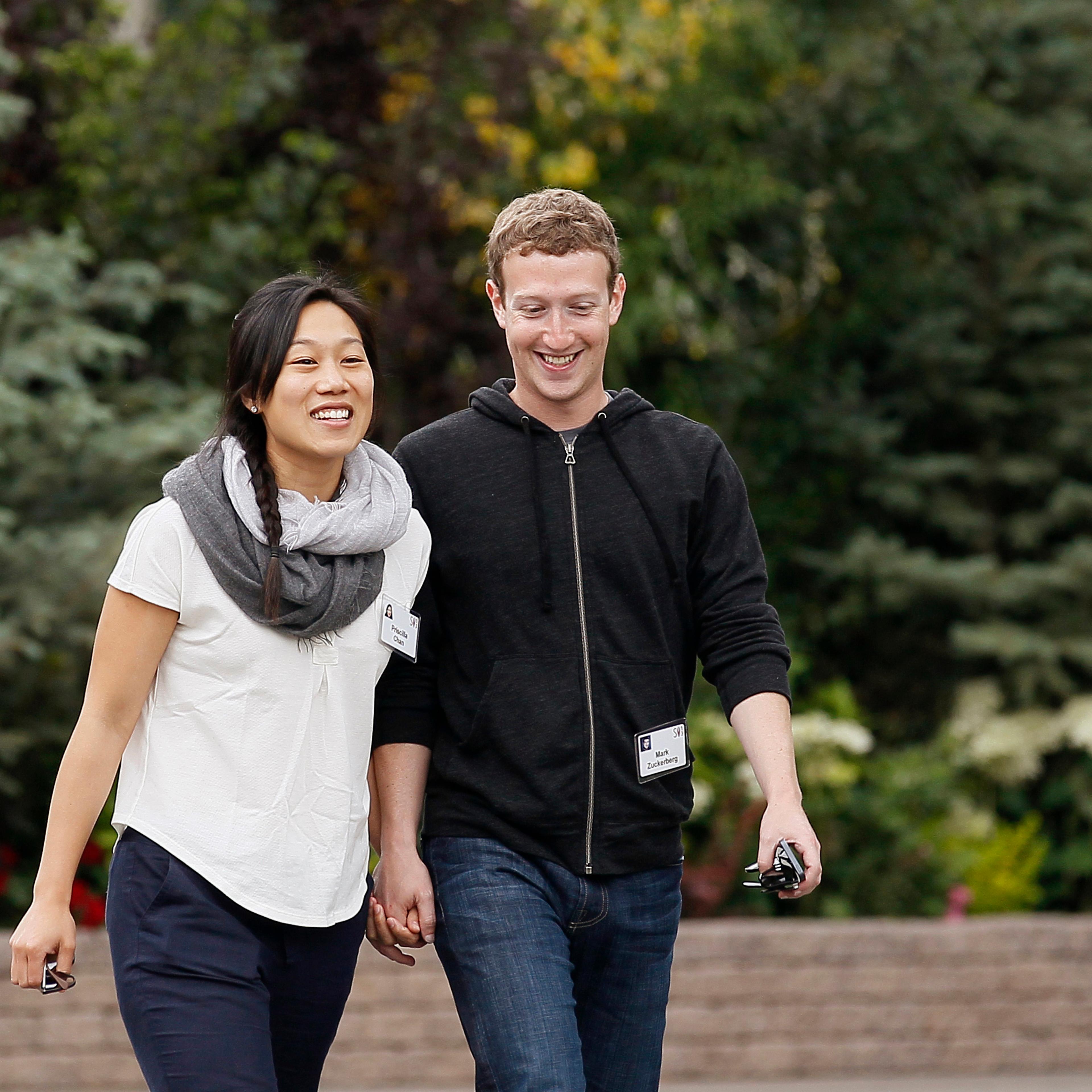 Facebook mark Zuckerberg Priscilla Chan