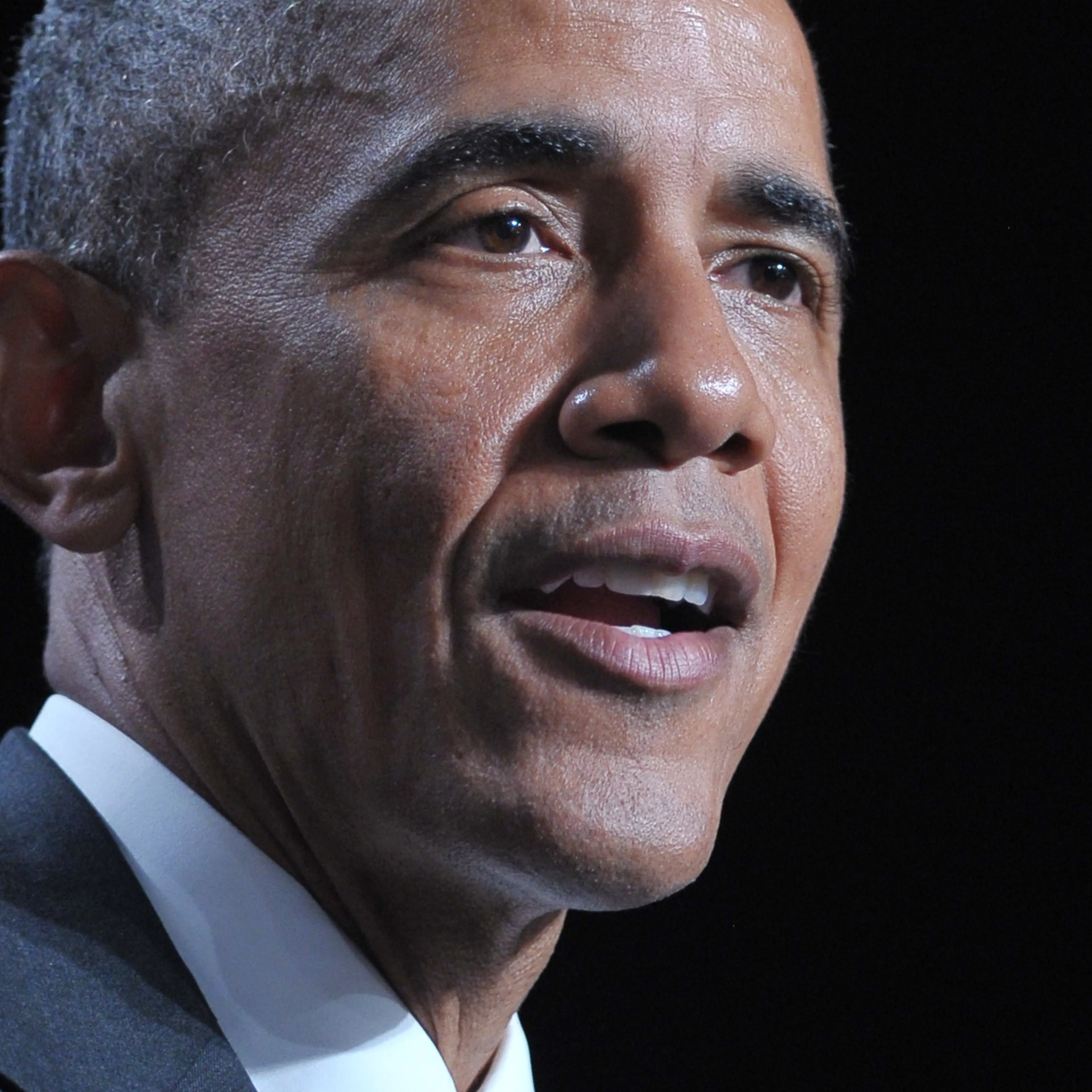 US President Barack Obama address the US Conference of Mayors during their annual meeting in San Francisco on June 19, 2015.