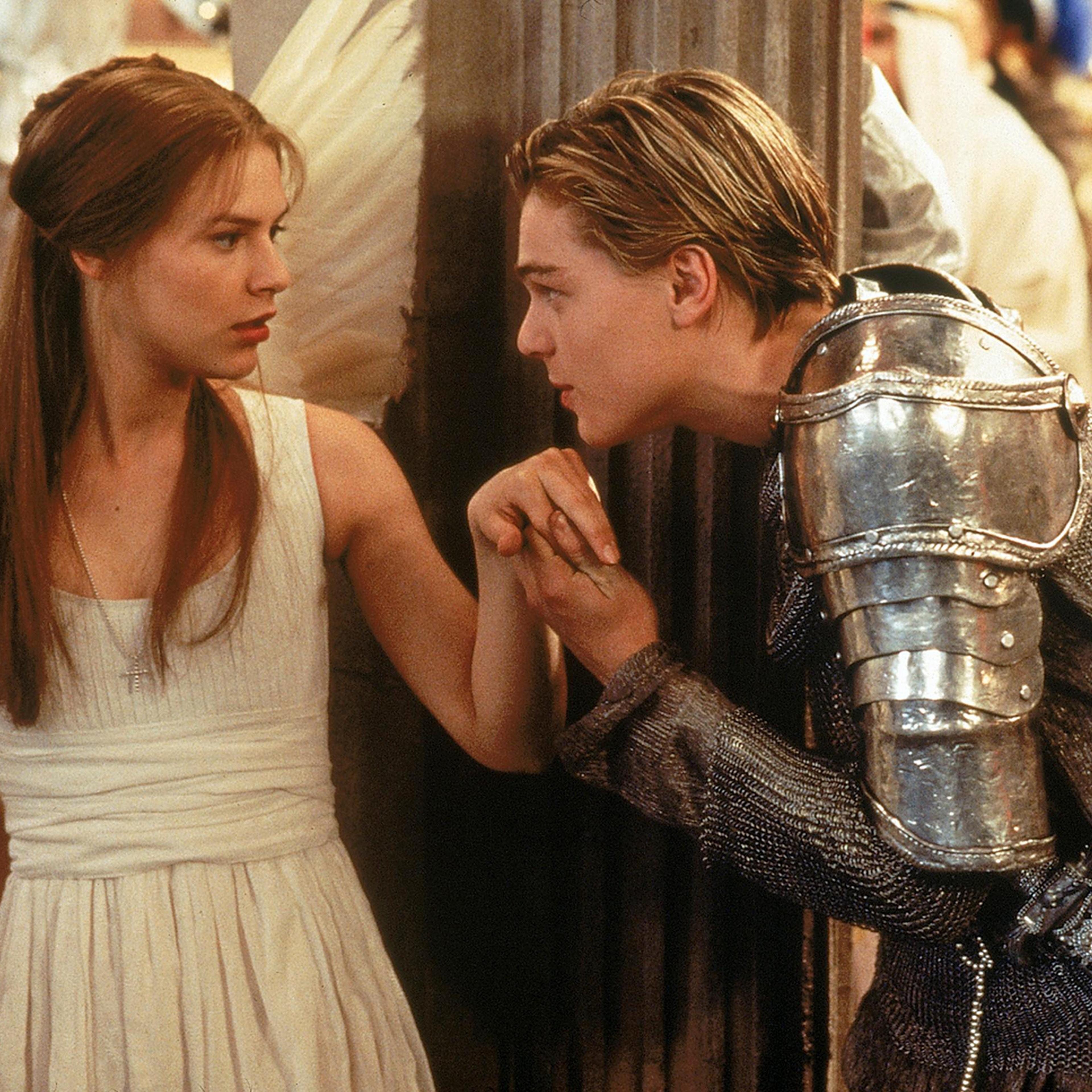 Claire Danes and Leonardo DiCaprio in ROMEO AND JULIET (1996)