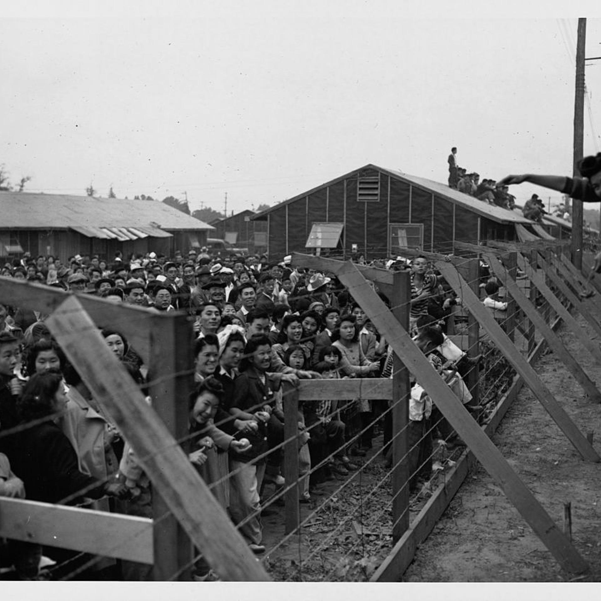 Japanese-Americans Interned at Santa Anita