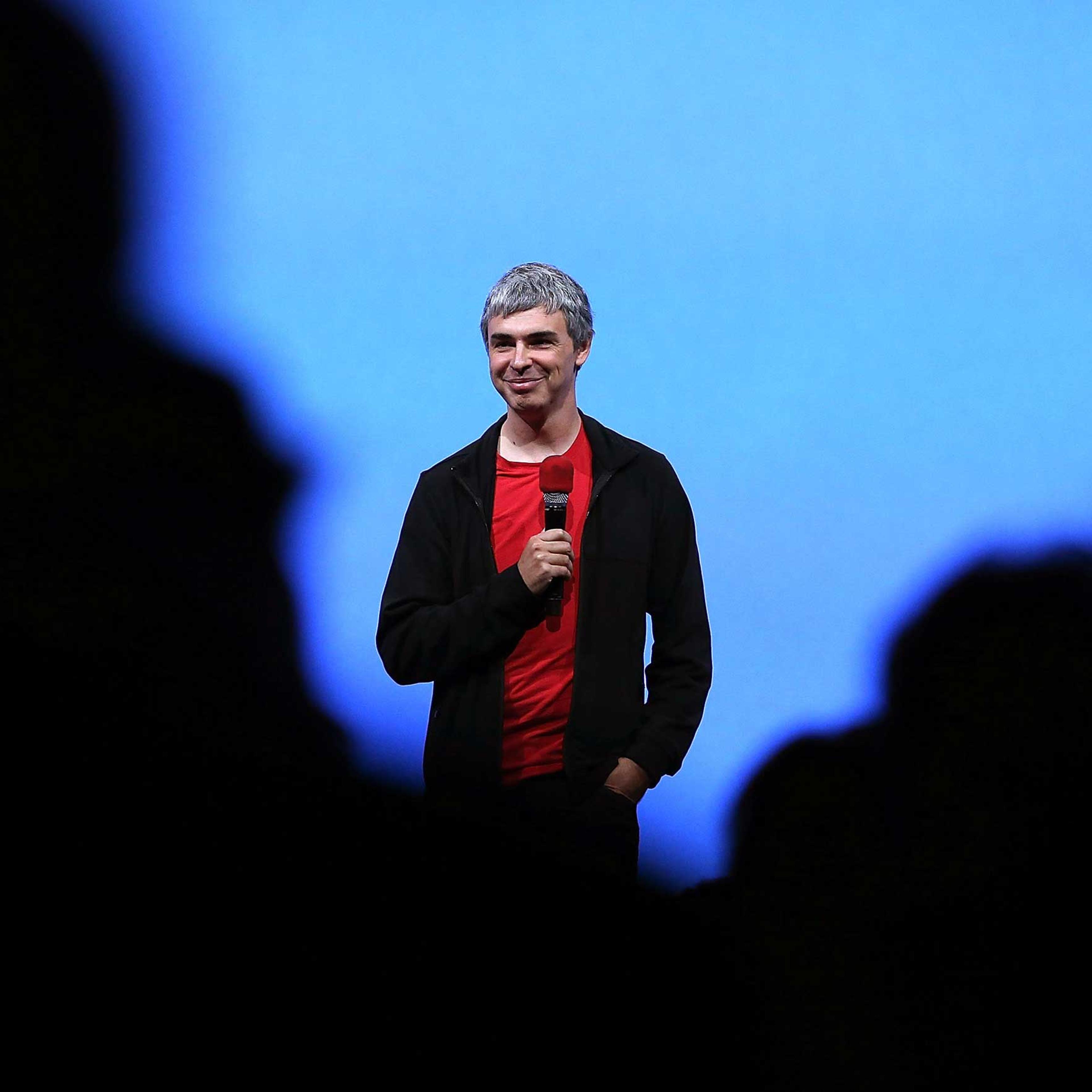 Larry Page, Google co-founder and CEO speaks during the opening keynote at the Google I/O developers conference at the Moscone Center on May 15, 2013 in San Francisco, Calif.