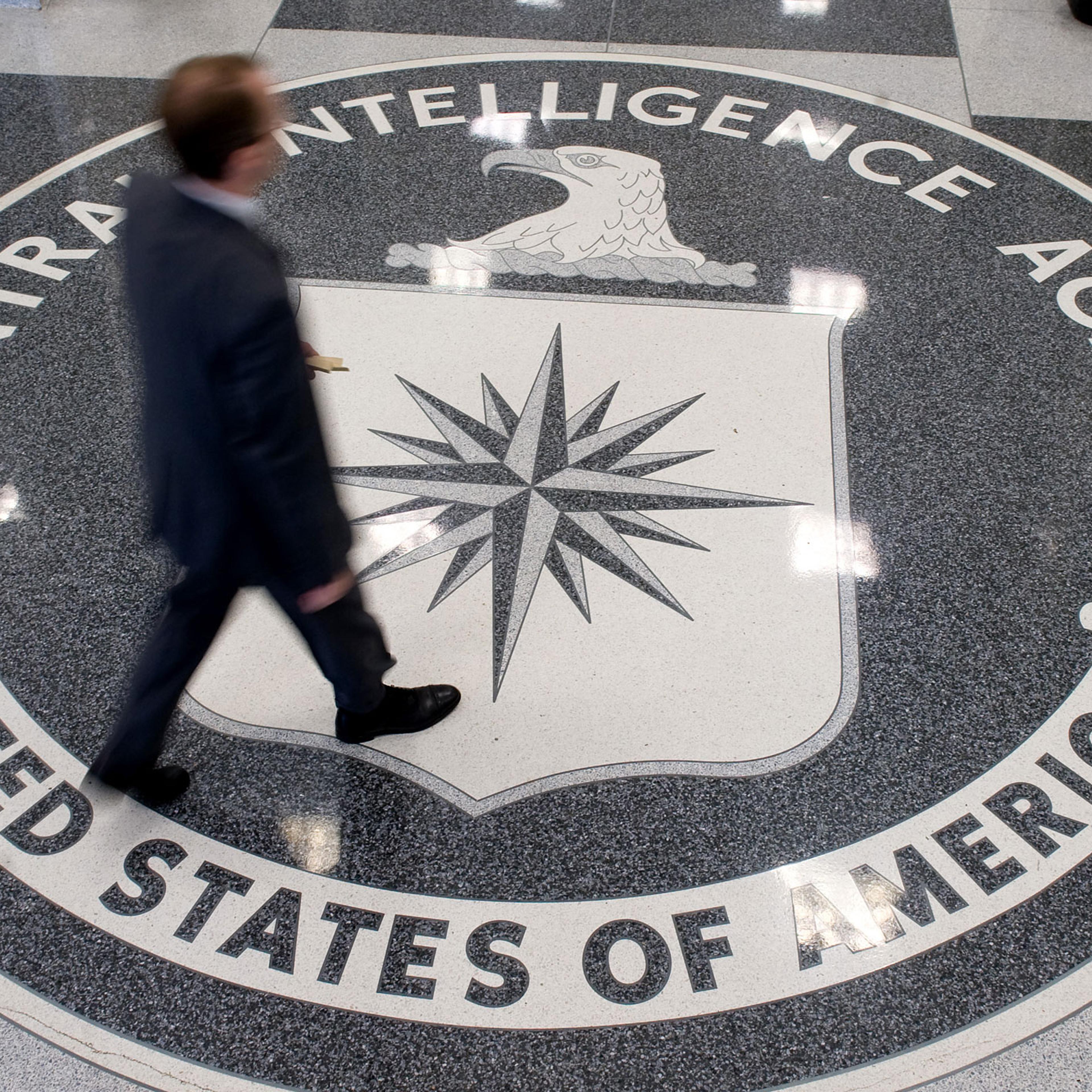 A man crosses the Central Intelligence A