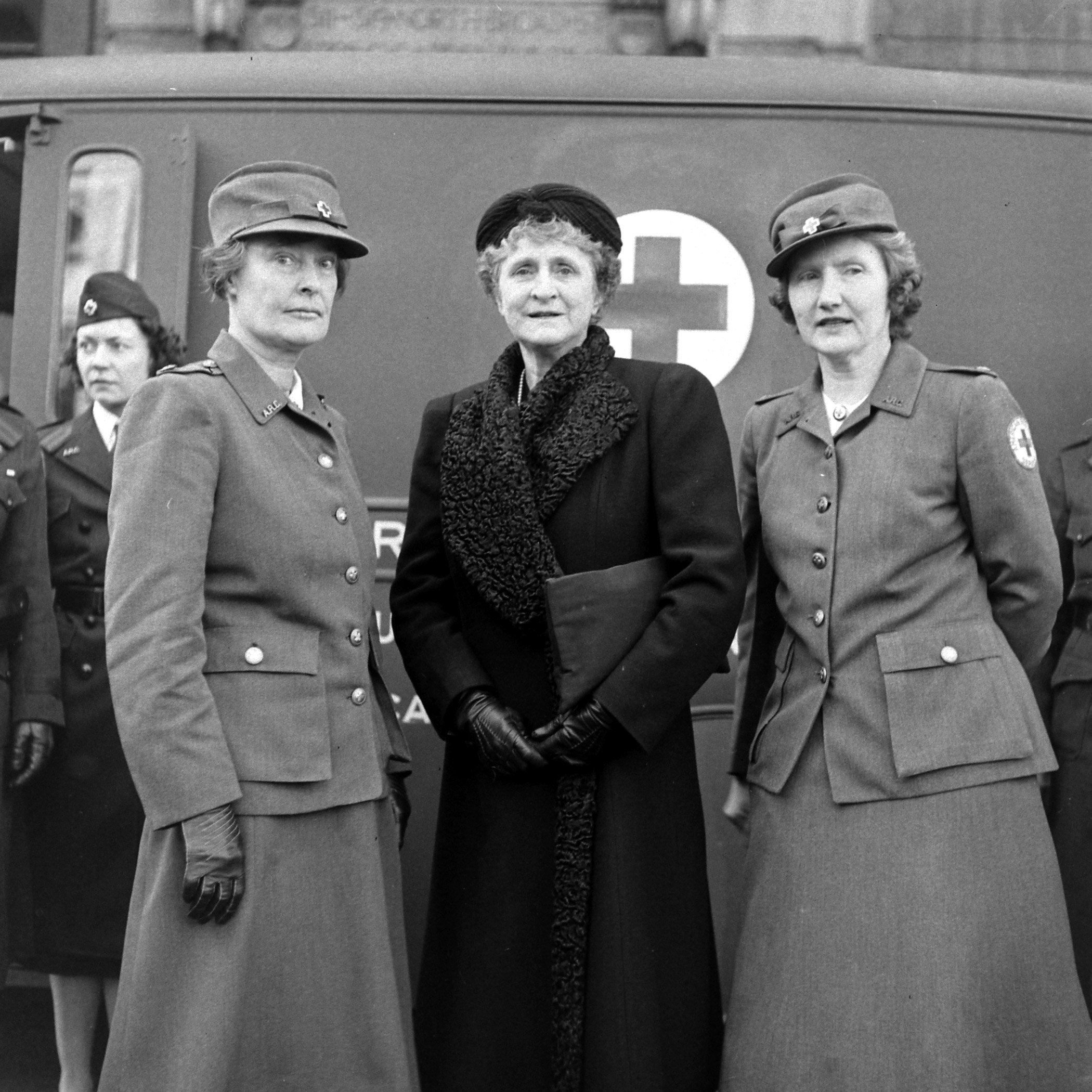 World War II Red Cross Nurses, 1942.