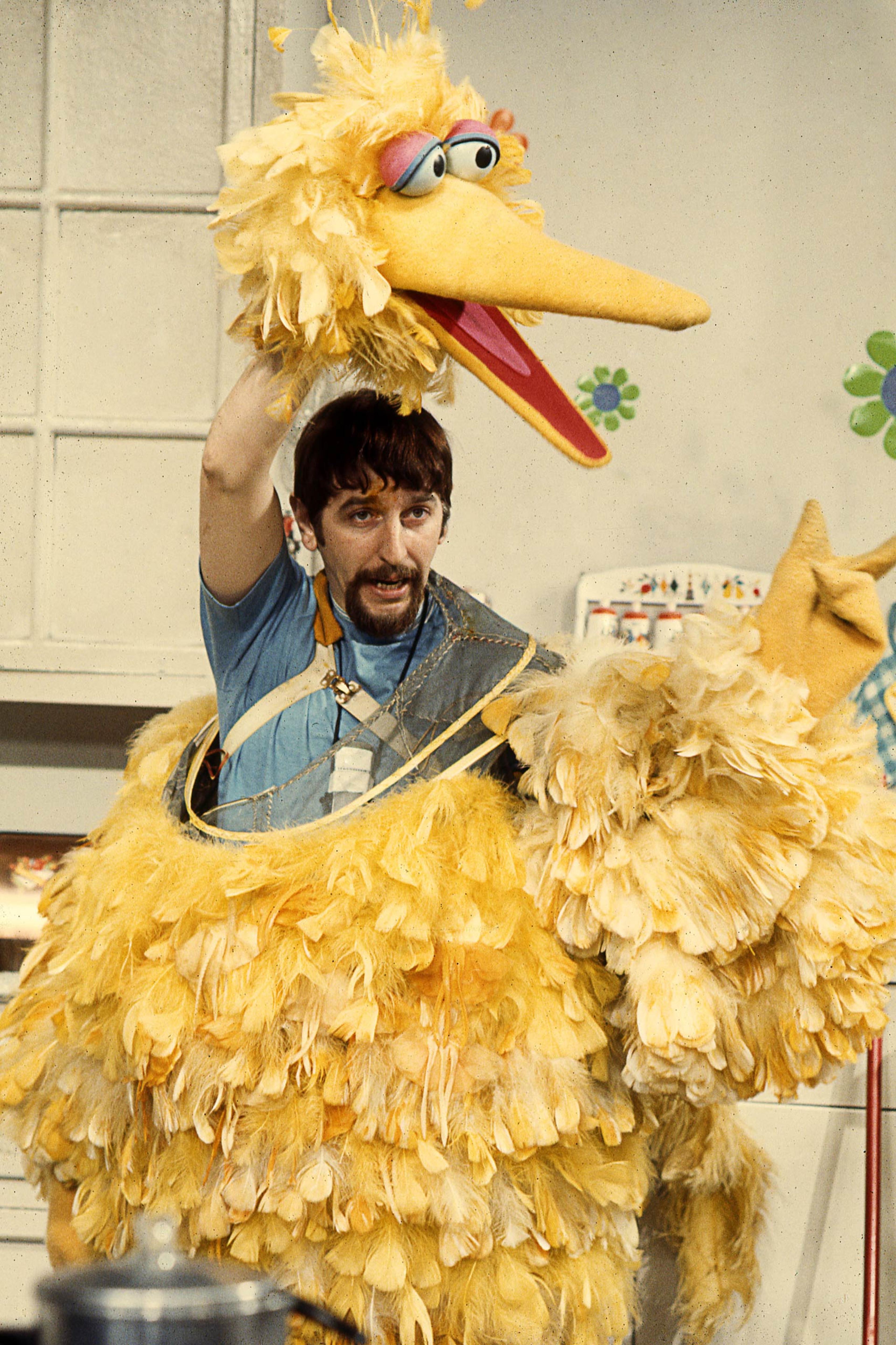 Caroll Spinney joined Sesame Street in its inaugural 1969 season playing both Big Bird and Oscar the Grouch.