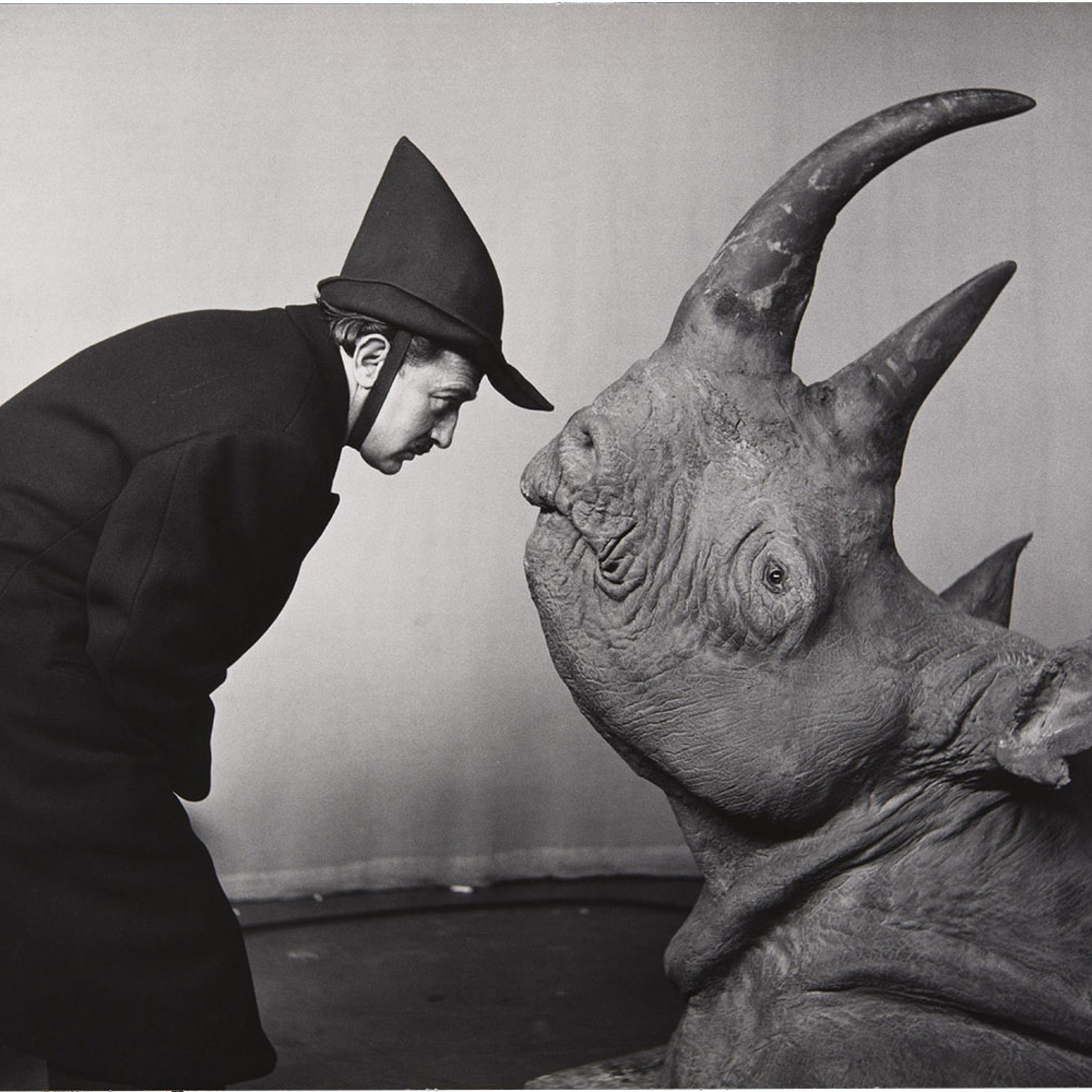 Salvador Dalí performing for the Morning Show on CBS-TV, 1956