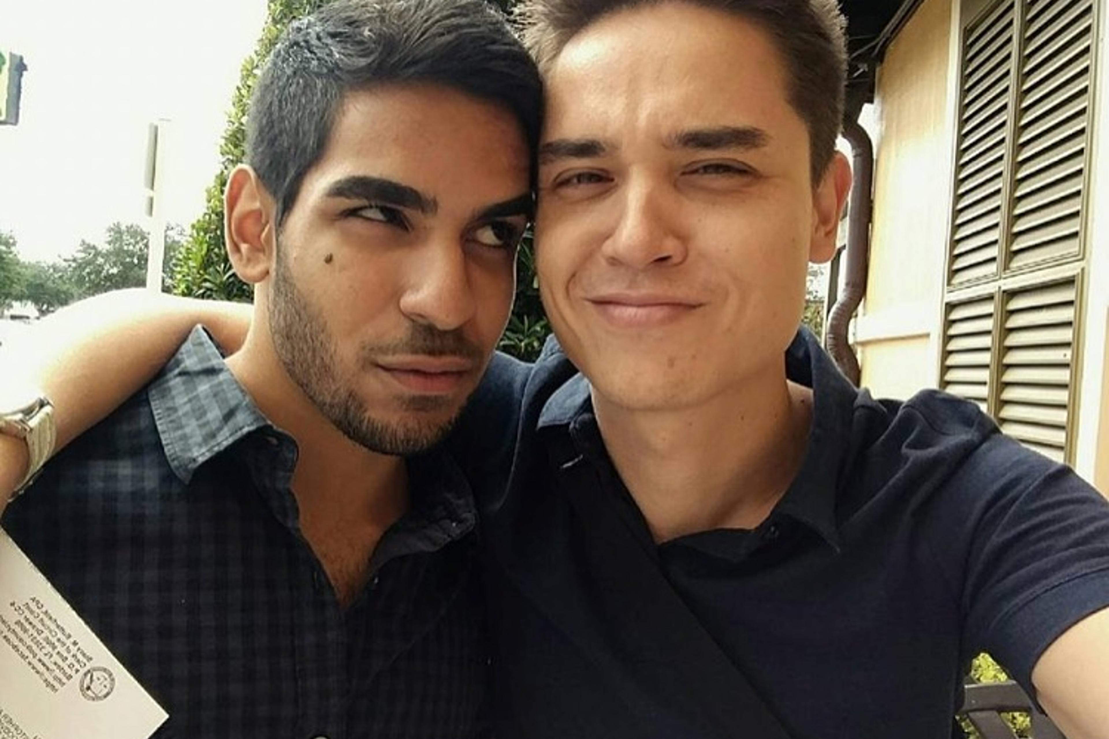 Juan Ramon Guerrero, 22, (l) and his boyfriend, Christopher “Drew” Leinonen (r) were killed in the Orlando nightclub shooting on June 12, 2016.