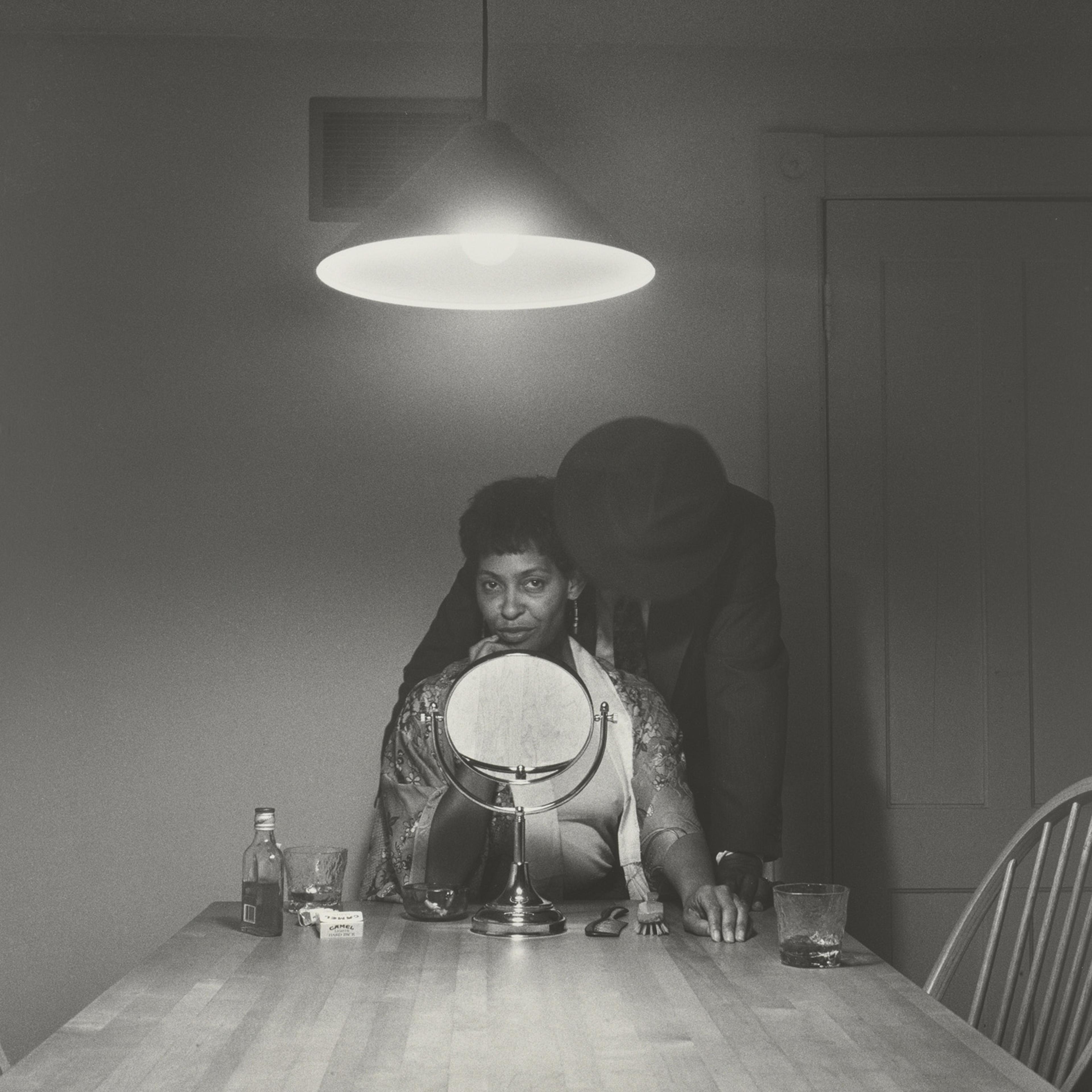 <em> Untitled (Man and mirror)<br />
</em>from <em>Kitchen Table Series</em>, 1990.