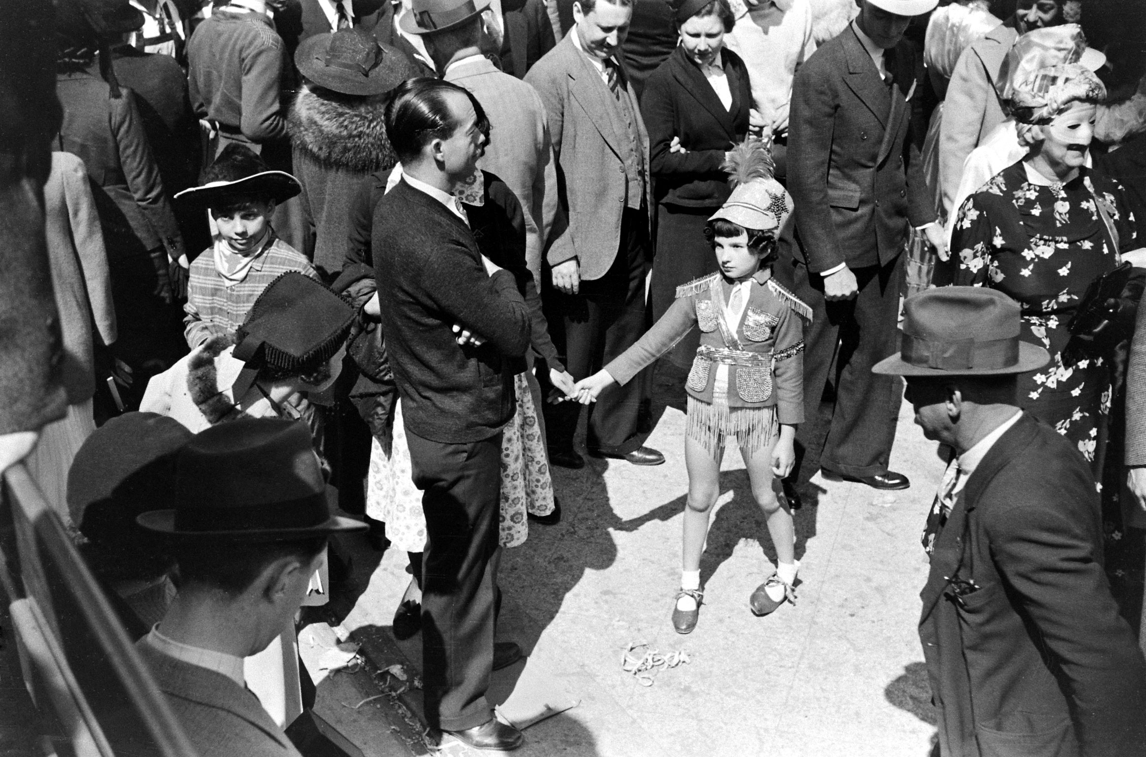 Mardi Gras, New Orleans, 1938.