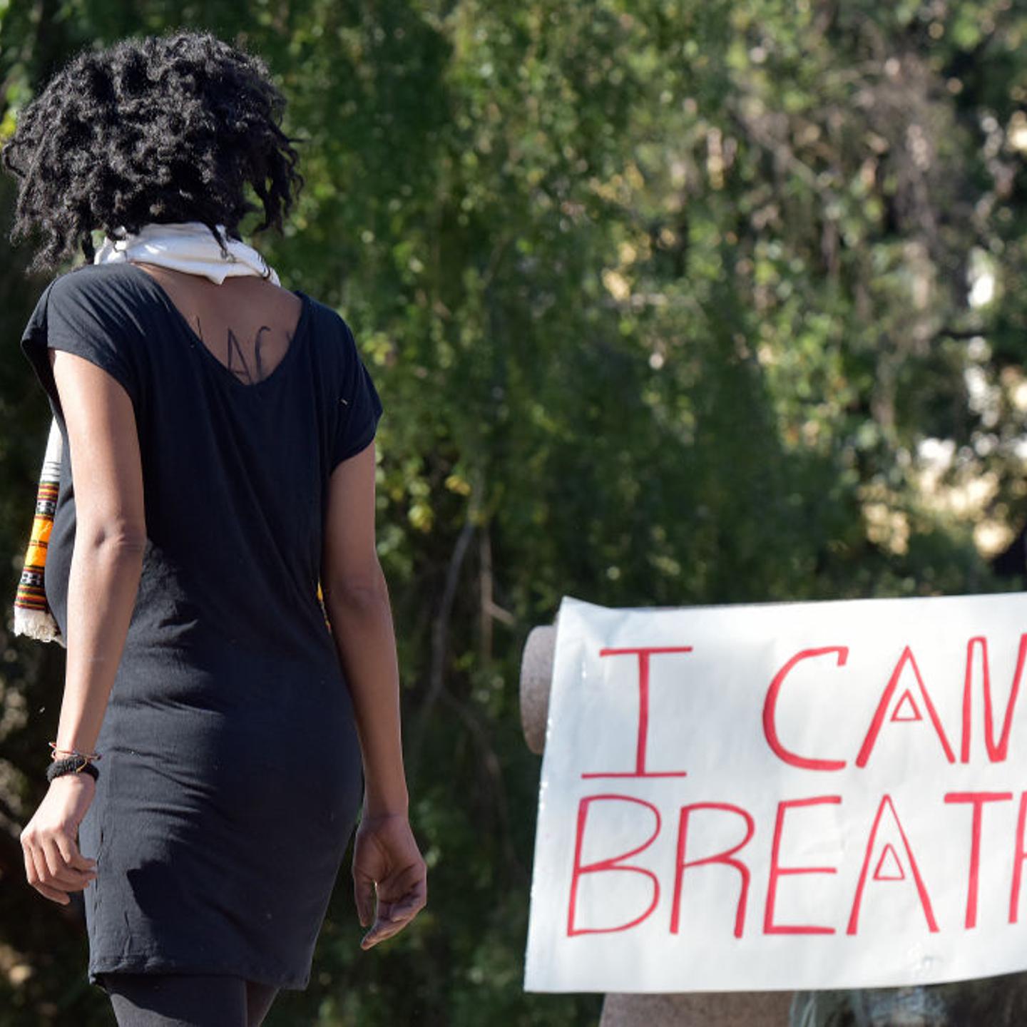 I can't breathe protest sign