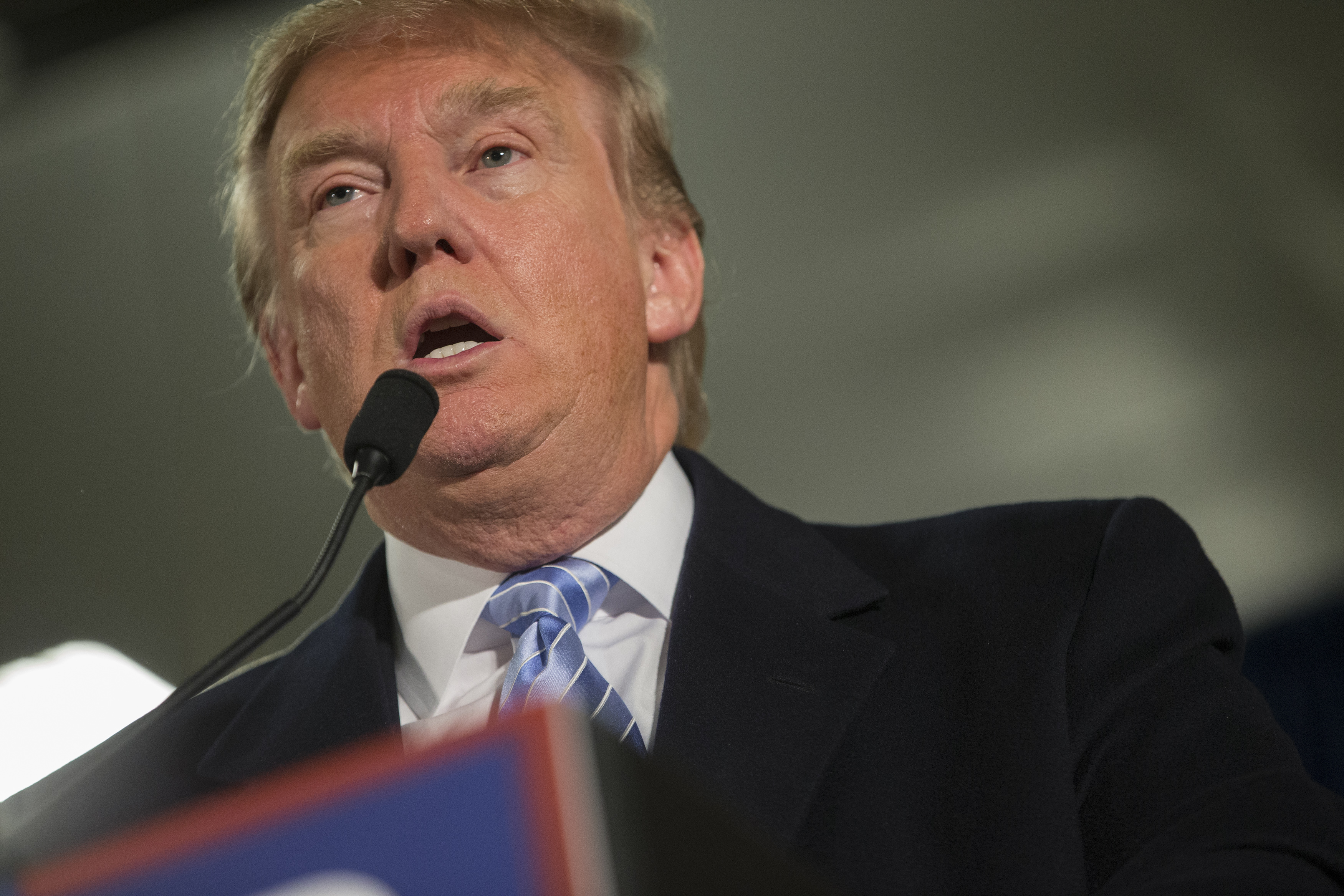Donald Trump Makes Campaign Swing Through Iowa
