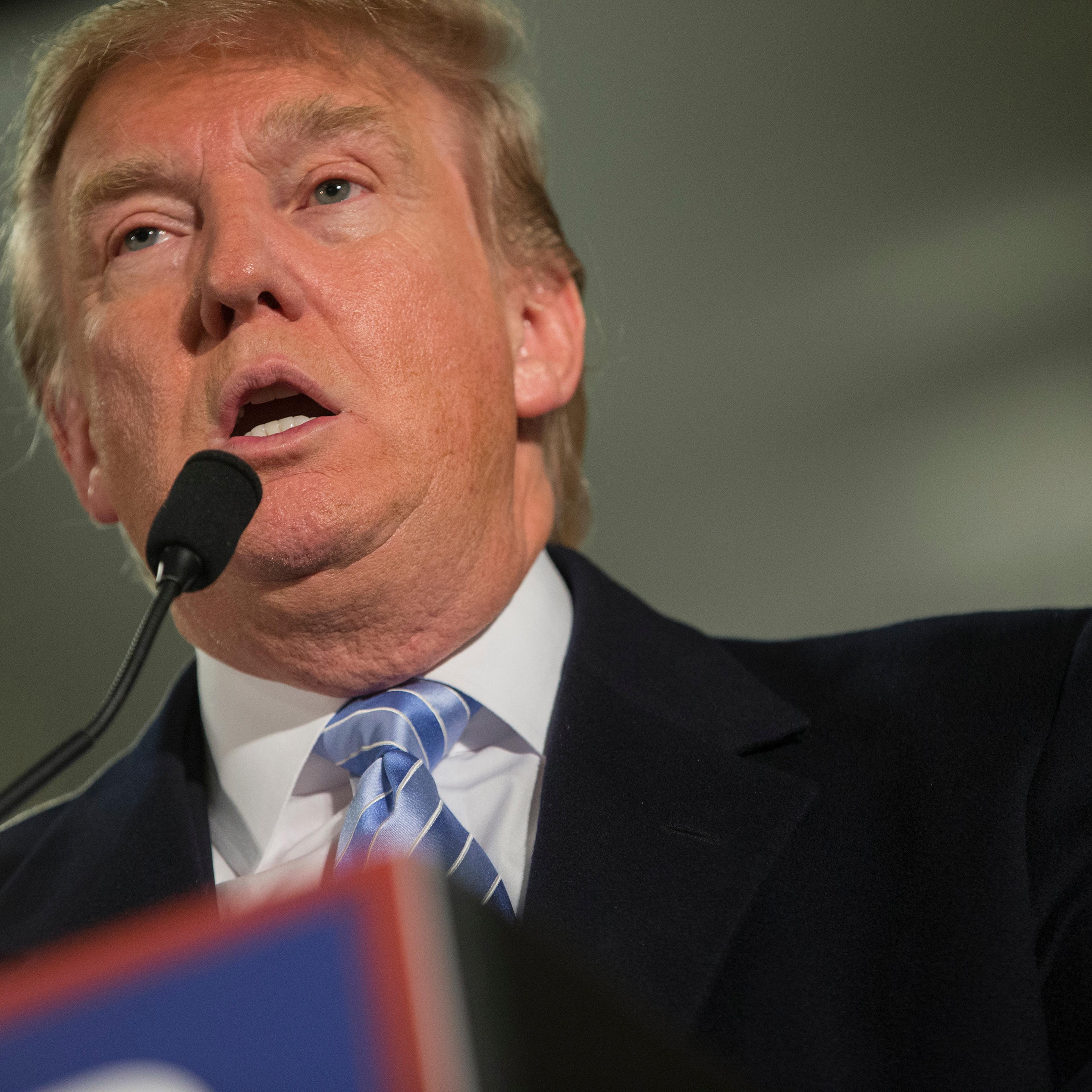 Donald Trump Makes Campaign Swing Through Iowa