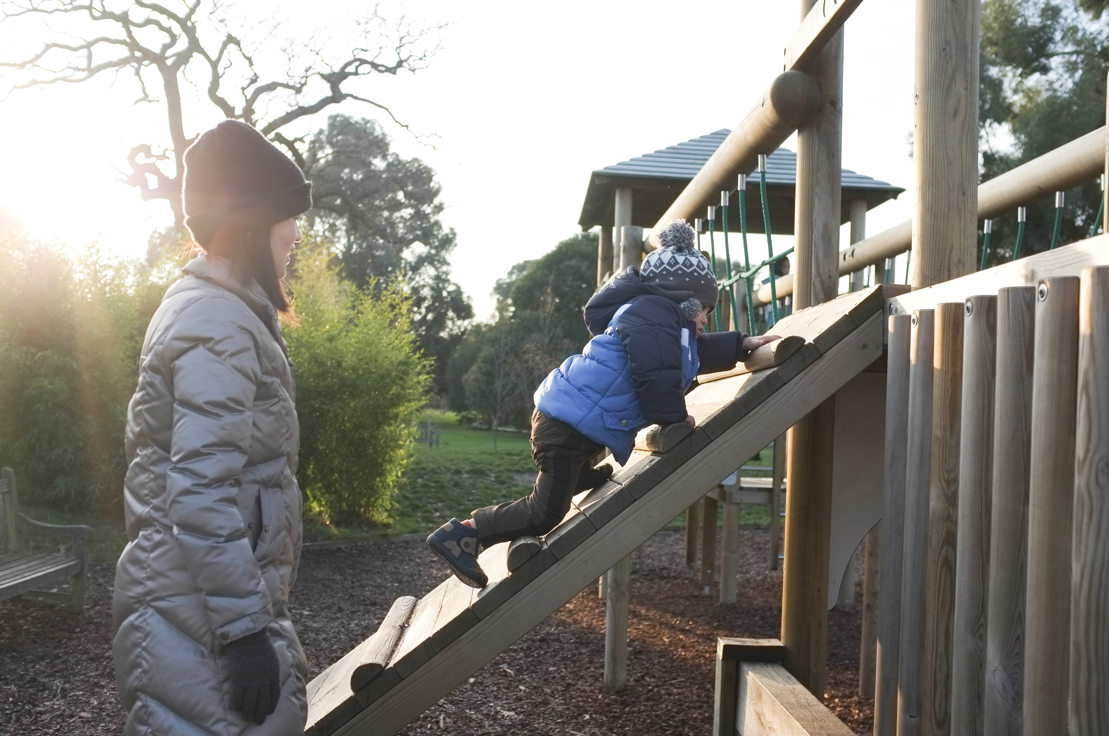 Parent Child Climbing