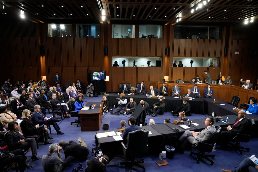 Senate Holds Supreme Court Confirmation Hearings For Ketanji Brown Jackson