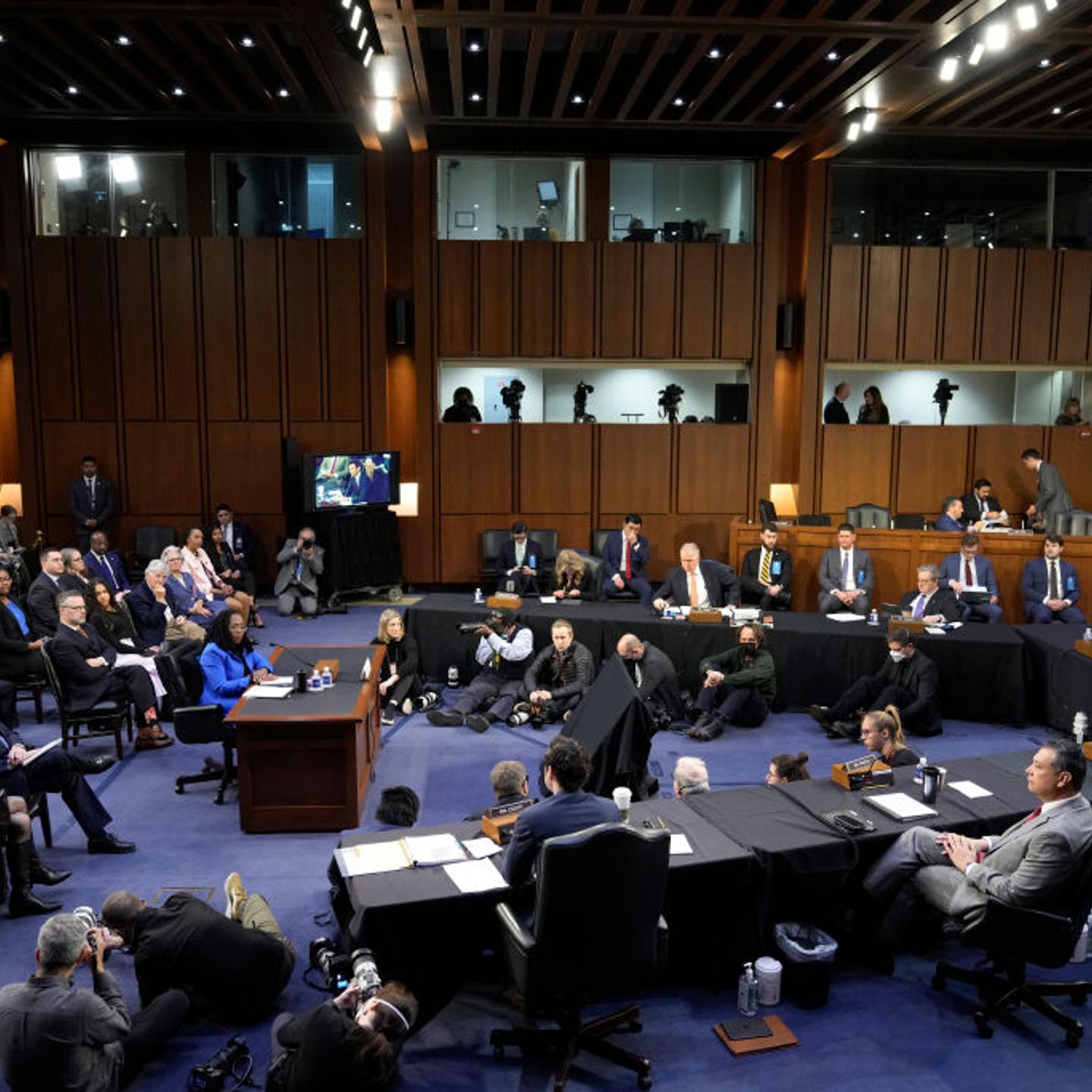 Senate Holds Supreme Court Confirmation Hearings For Ketanji Brown Jackson