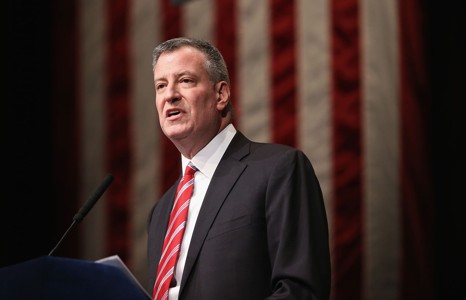 New York City Mayor De Blasio Gives His State Of The City Address