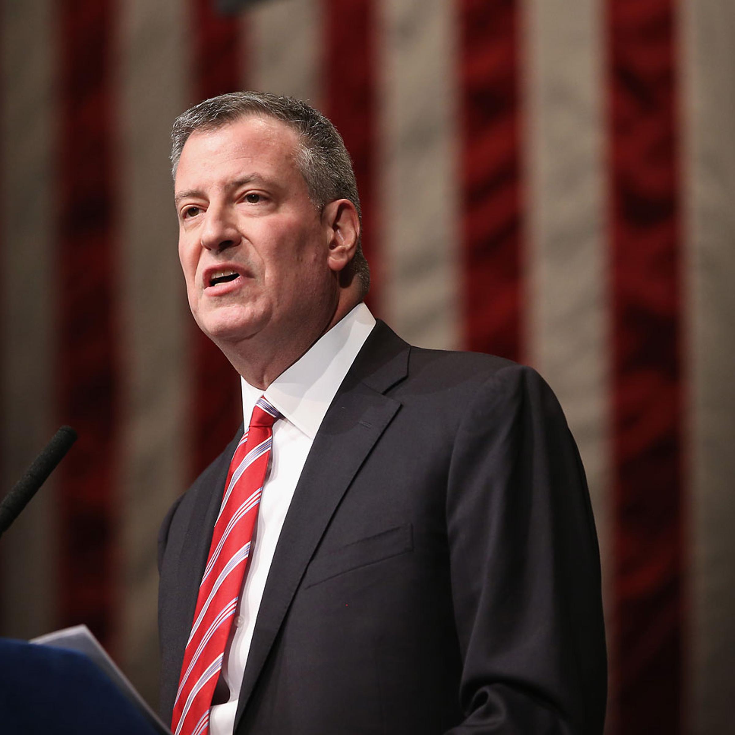 New York City Mayor De Blasio Gives His State Of The City Address