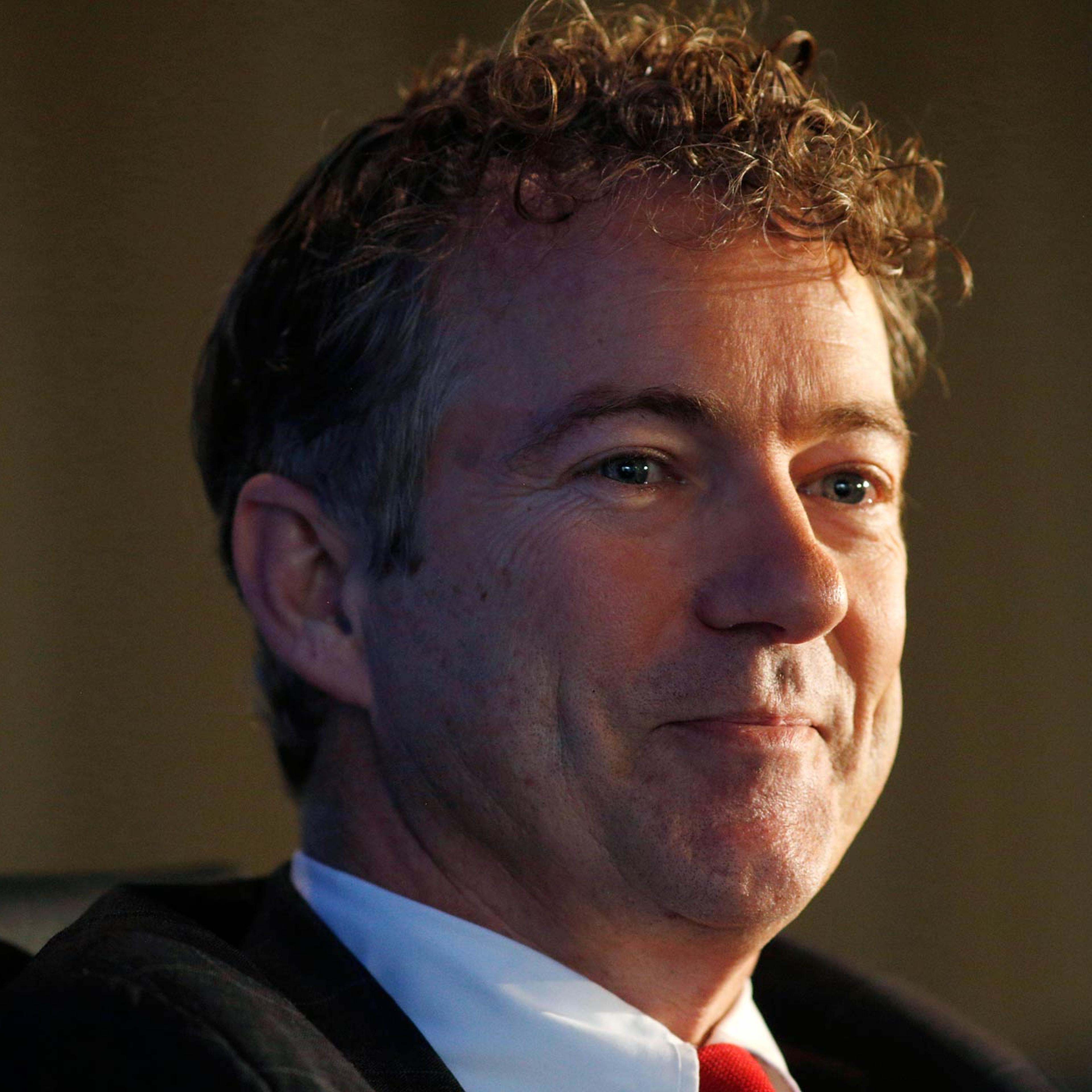 Rand Paul speaks at the Wall Street Journal's CEO Council meeting in Washington