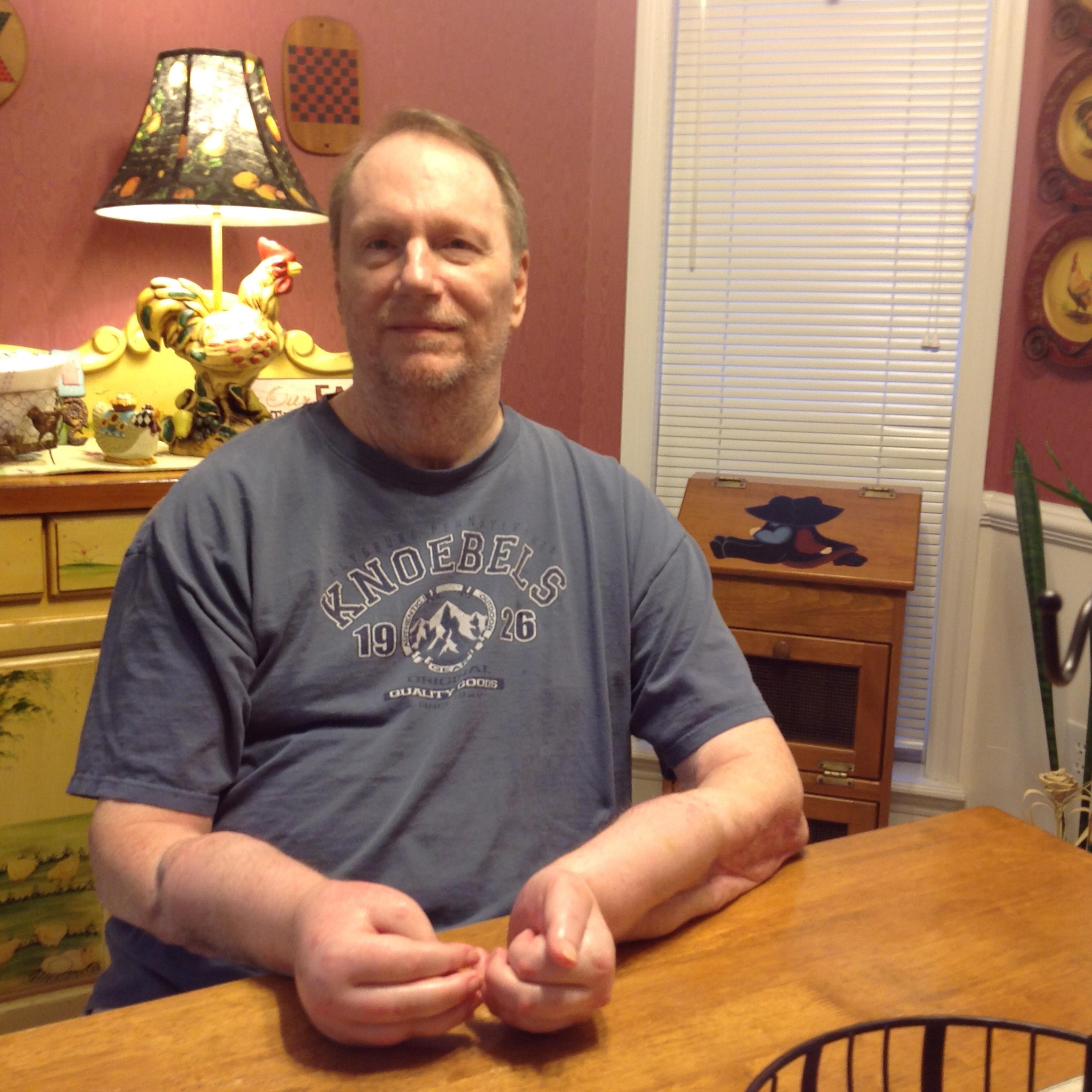 Jeff Kepner in his home.