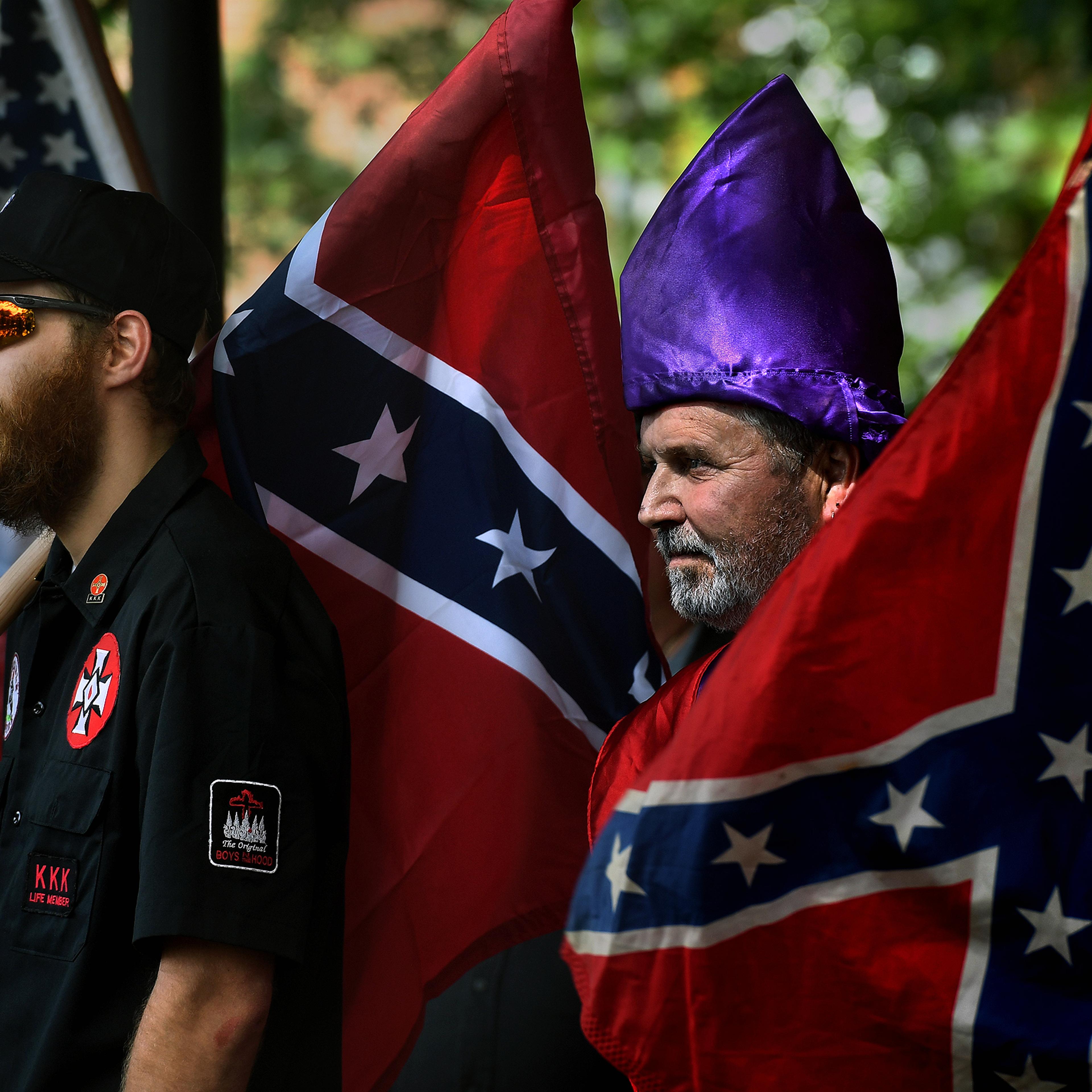 North Carolina Klan Group Protests Civil War Memorial Changes