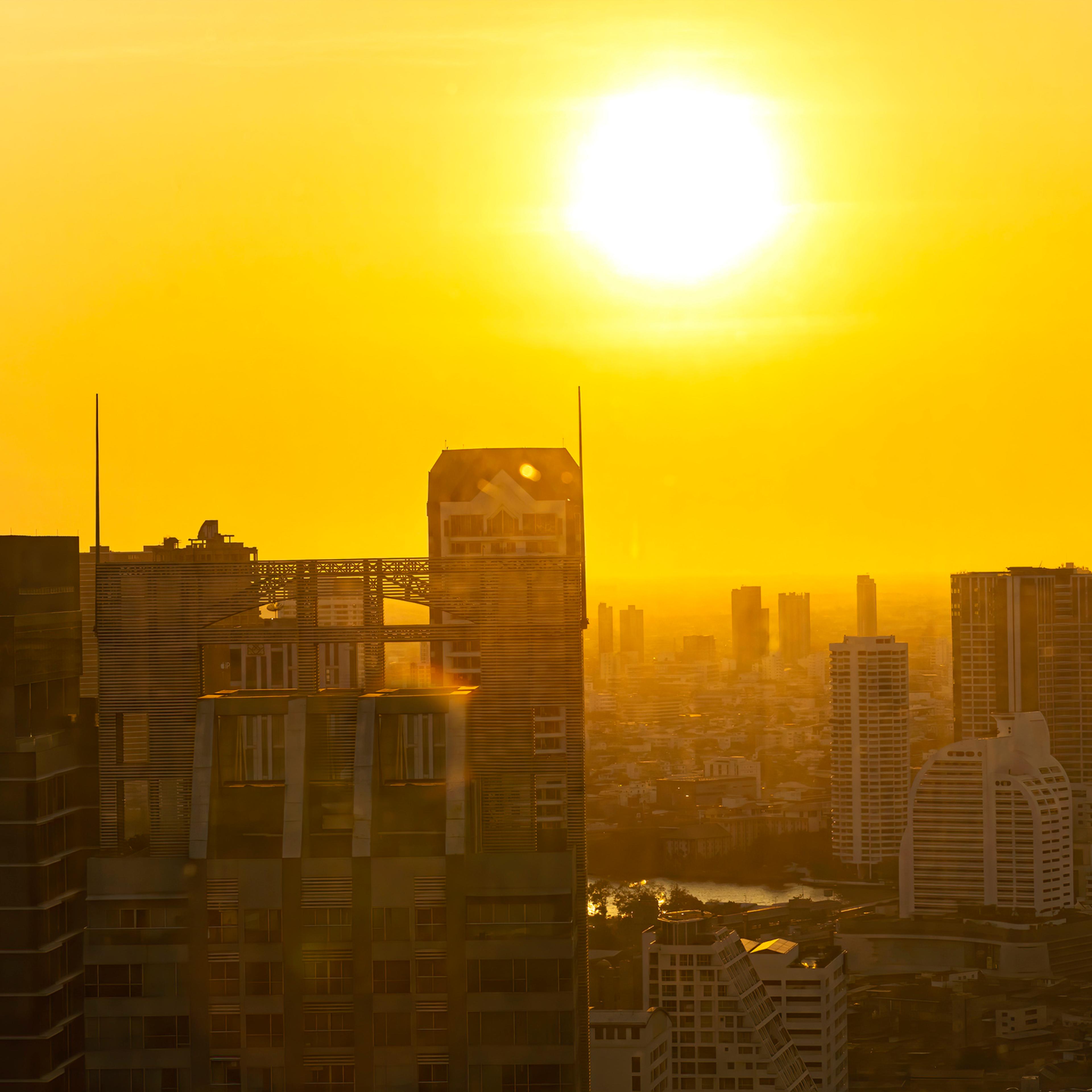 Sun, Climate change, Heatwave hot sun, Global warming from the sun, and burning