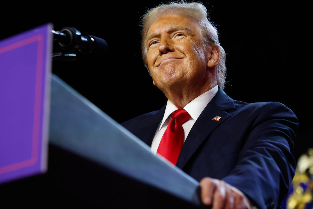 Republican Presidential Nominee Donald Trump Holds Election Night Event In West Palm Beach