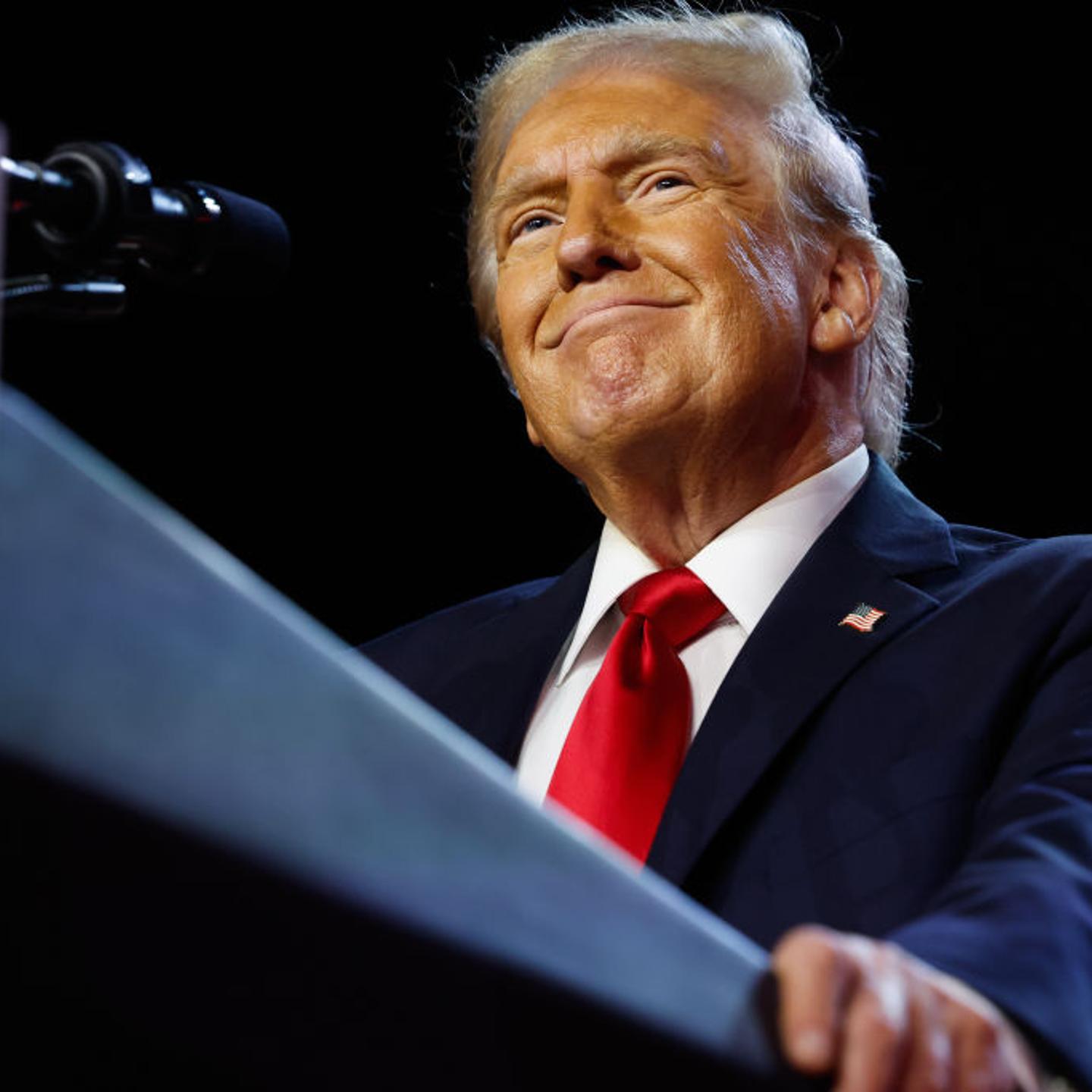 Republican Presidential Nominee Donald Trump Holds Election Night Event In West Palm Beach