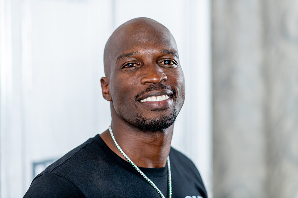 NFL Star Chad Johnson discusses 'Warriors of Liberty City' with the Build Series at Build Studio on September 4, 2018 in New York City.