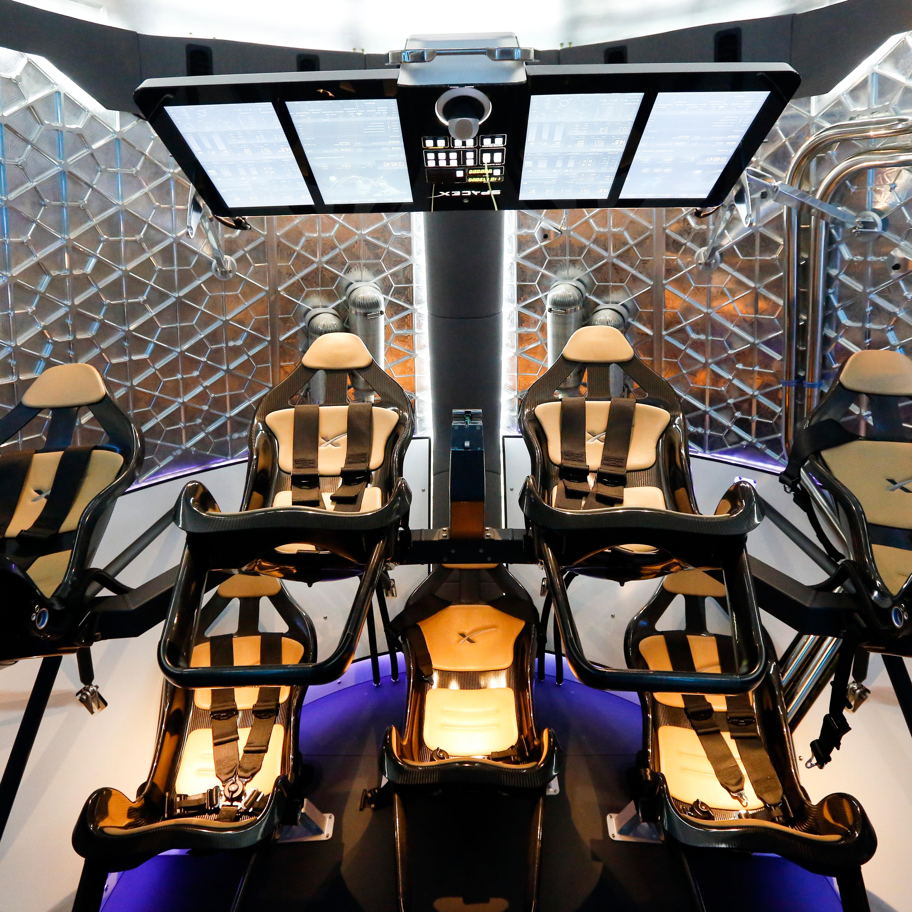 SpaceX CEO Elon Musk Unveils The Dragon V2 Space Taxi
