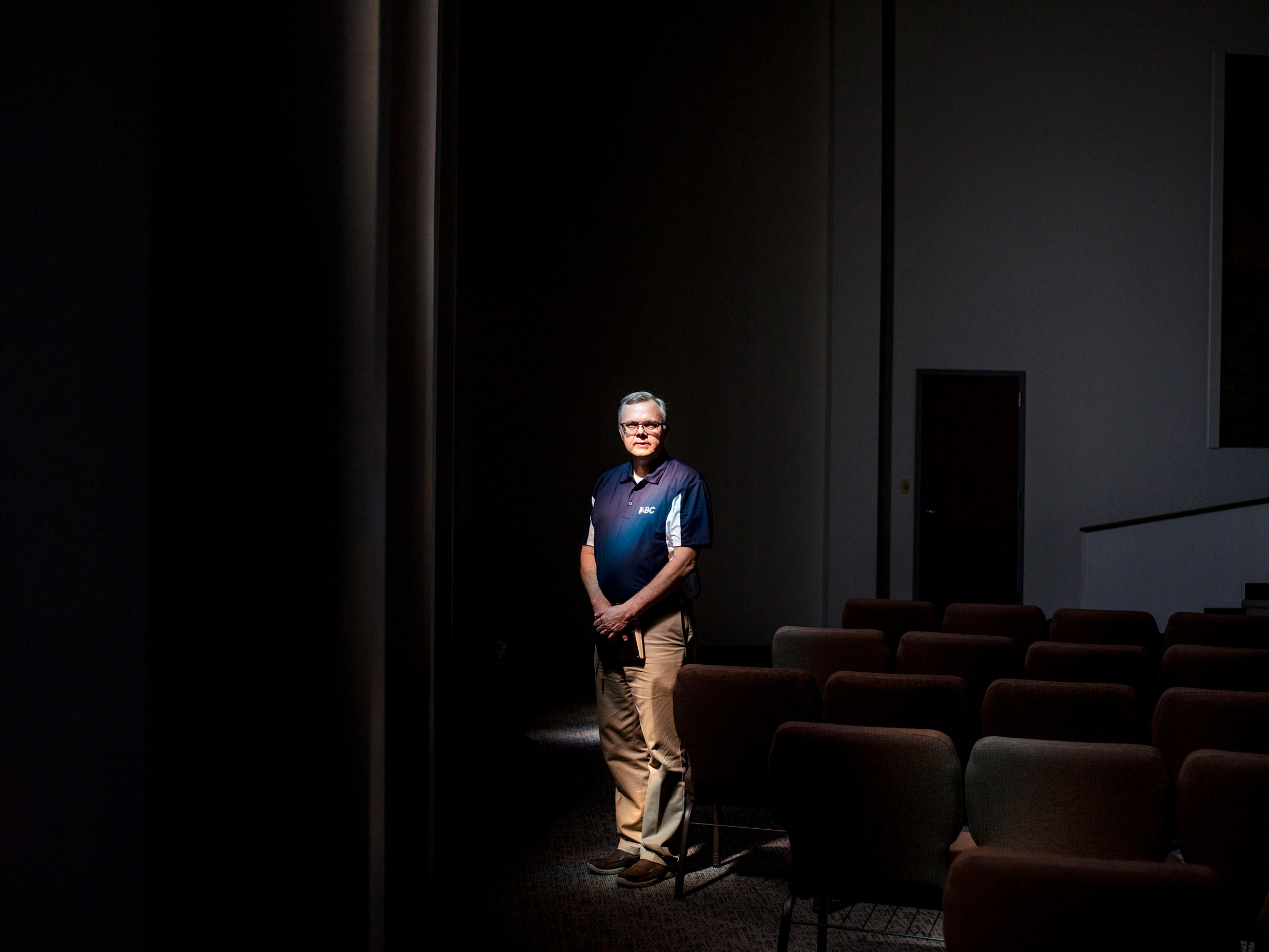 Pastor Dana Moore at Second Baptist Church in Corpus Christi, Tx., on August 23, 2021. Texas death row inmate John Henry Ramirez is suing the state of Texas for the right to have Pastor Moore lay his hands on him during his execution set for September 8.