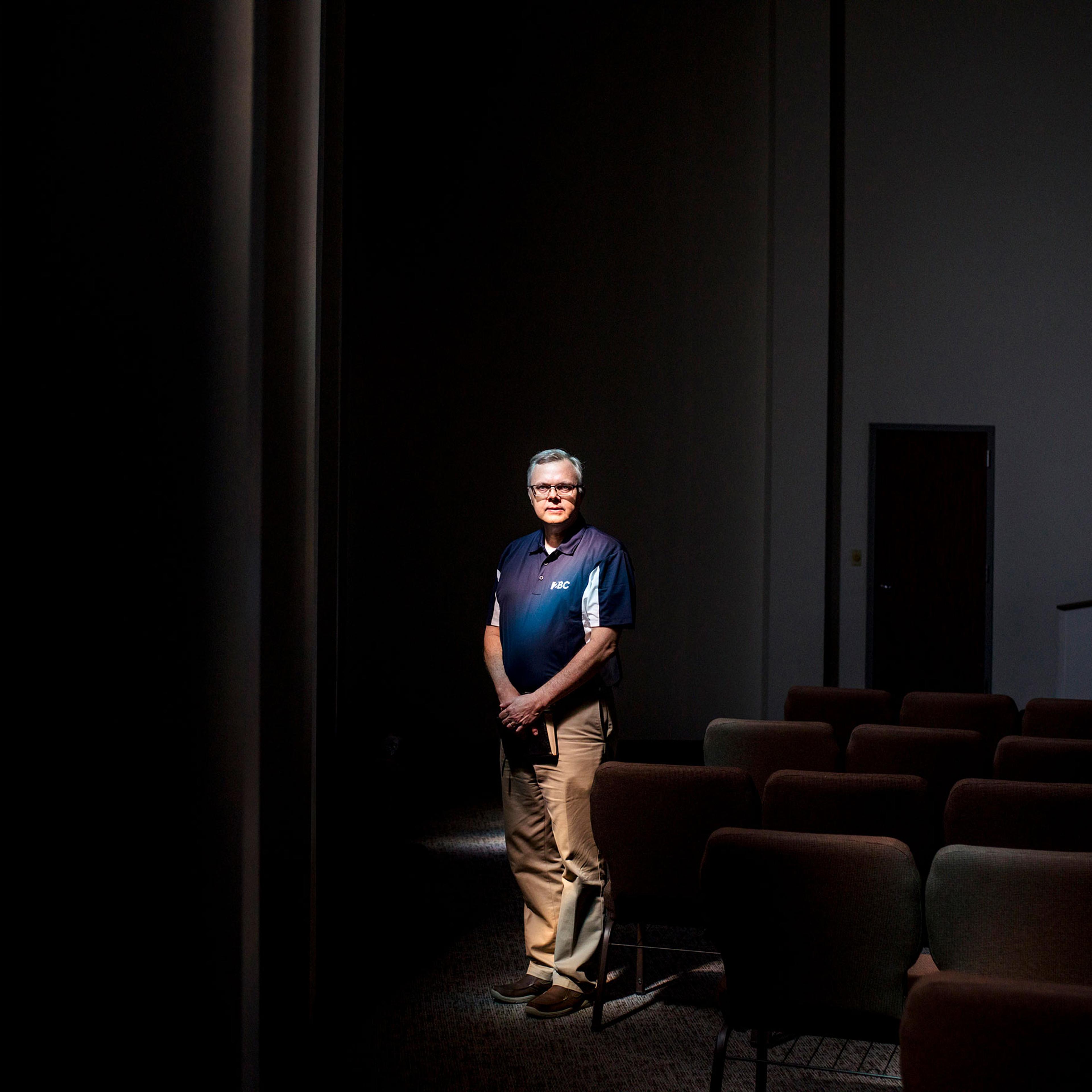 Pastor Dana Moore at Second Baptist Church in Corpus Christi, Tx., on August 23, 2021. Texas death row inmate John Henry Ramirez is suing the state of Texas for the right to have Pastor Moore lay his hands on him during his execution set for September 8.