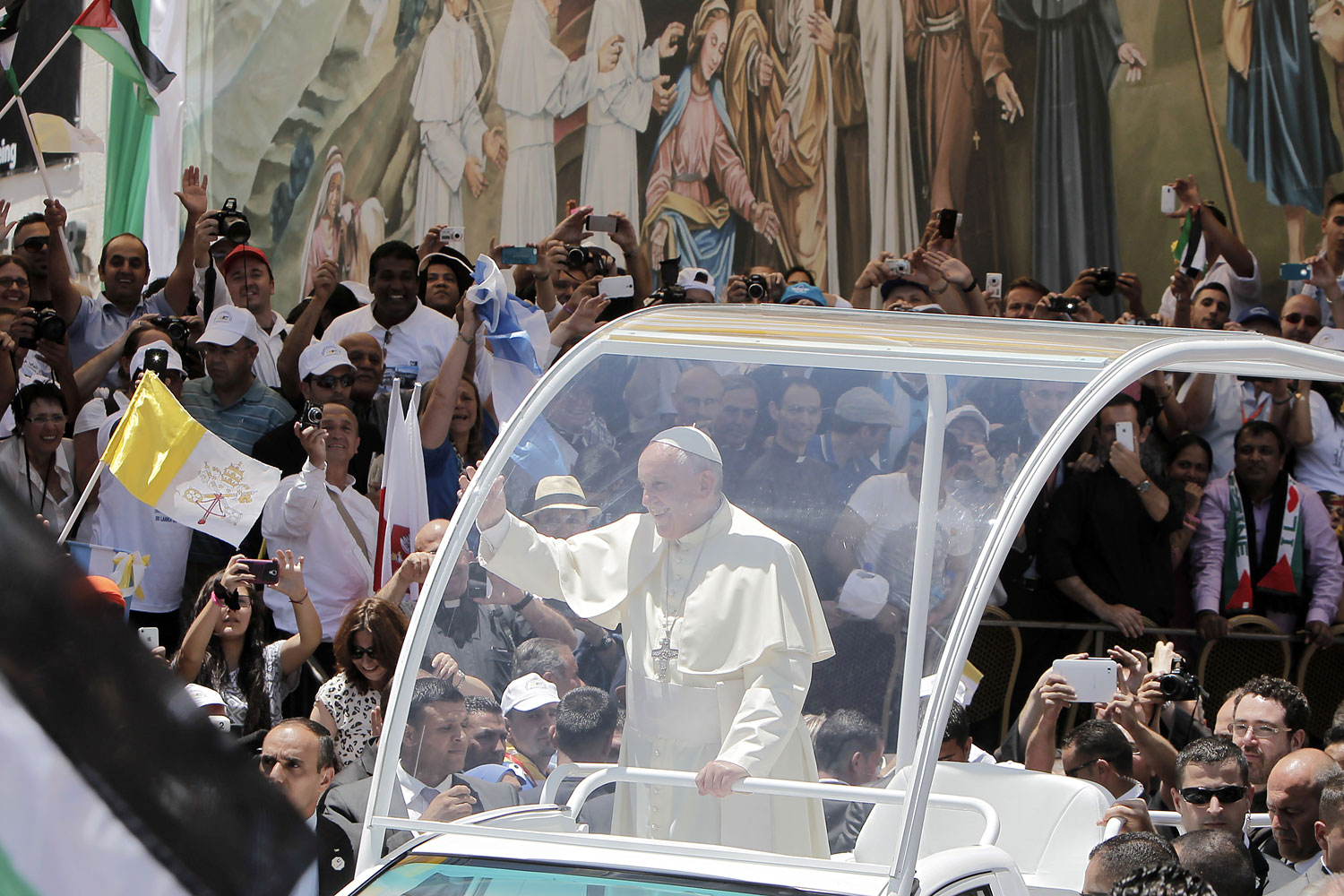 PALESTINIAN-ISRAEL-VATICAN-RELIGION-POPE